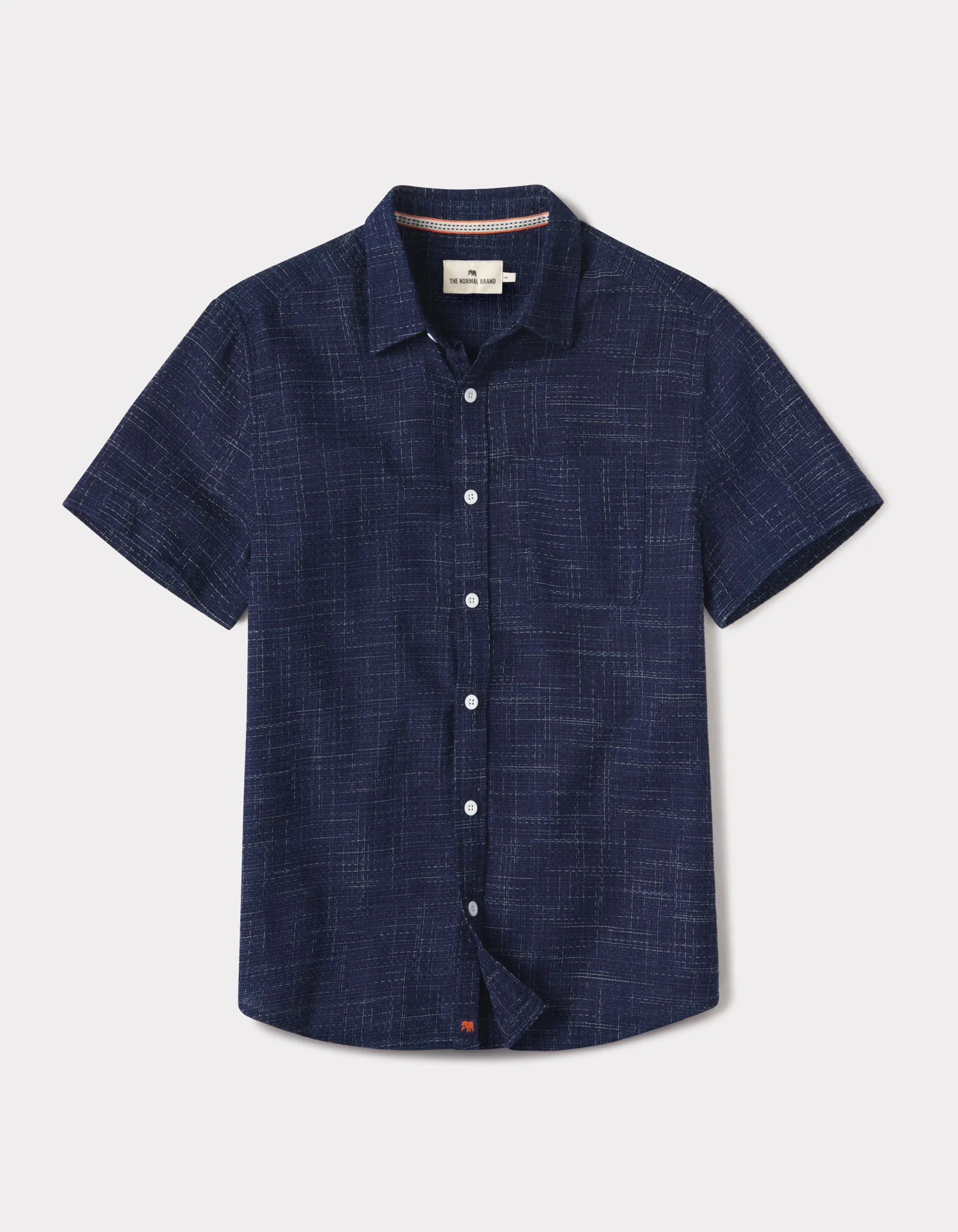 Freshwater Short Sleeve Button Up Shirt in Ocean - Image 4