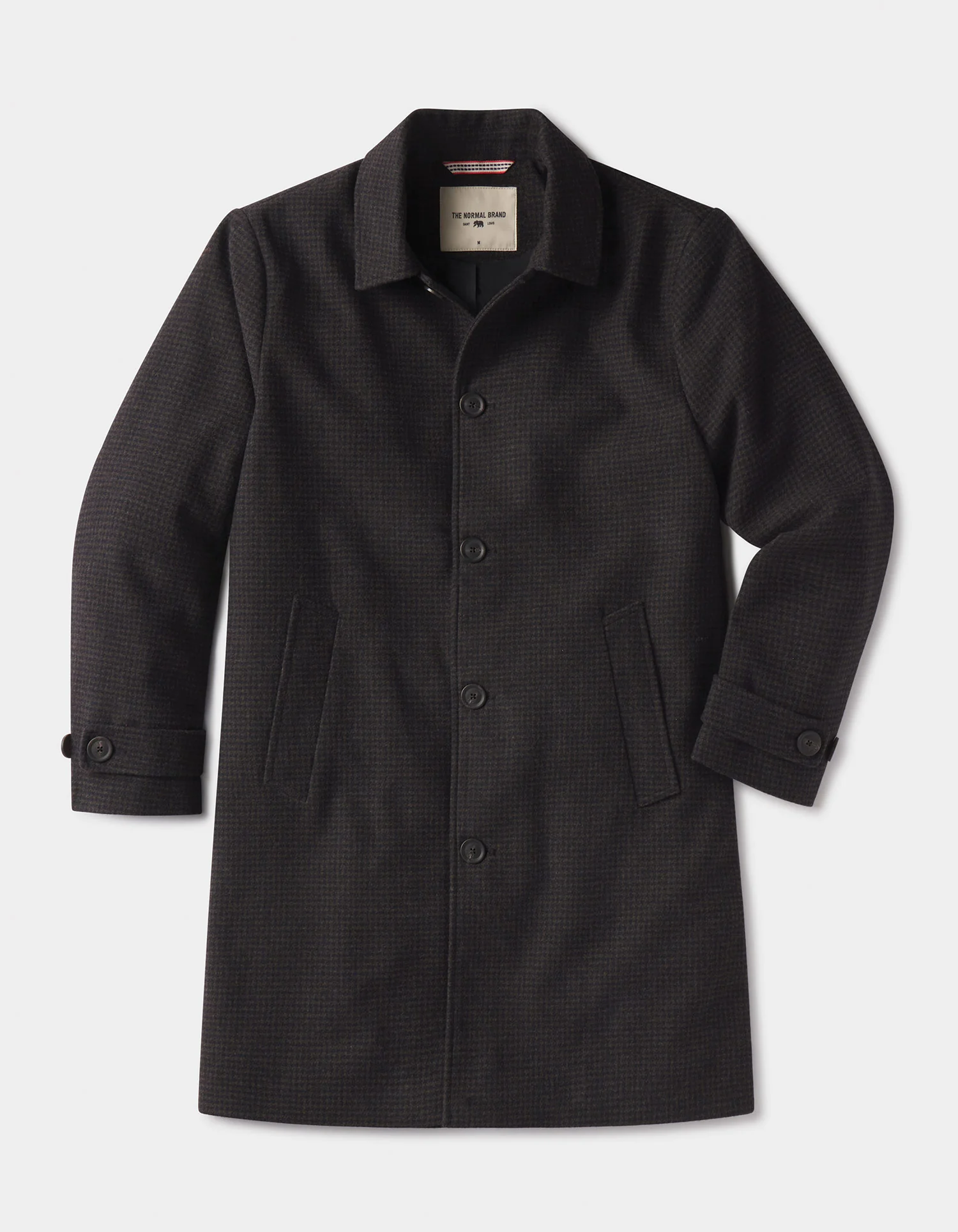 Henry Topcoat in Brown Houndstooth - Image 2