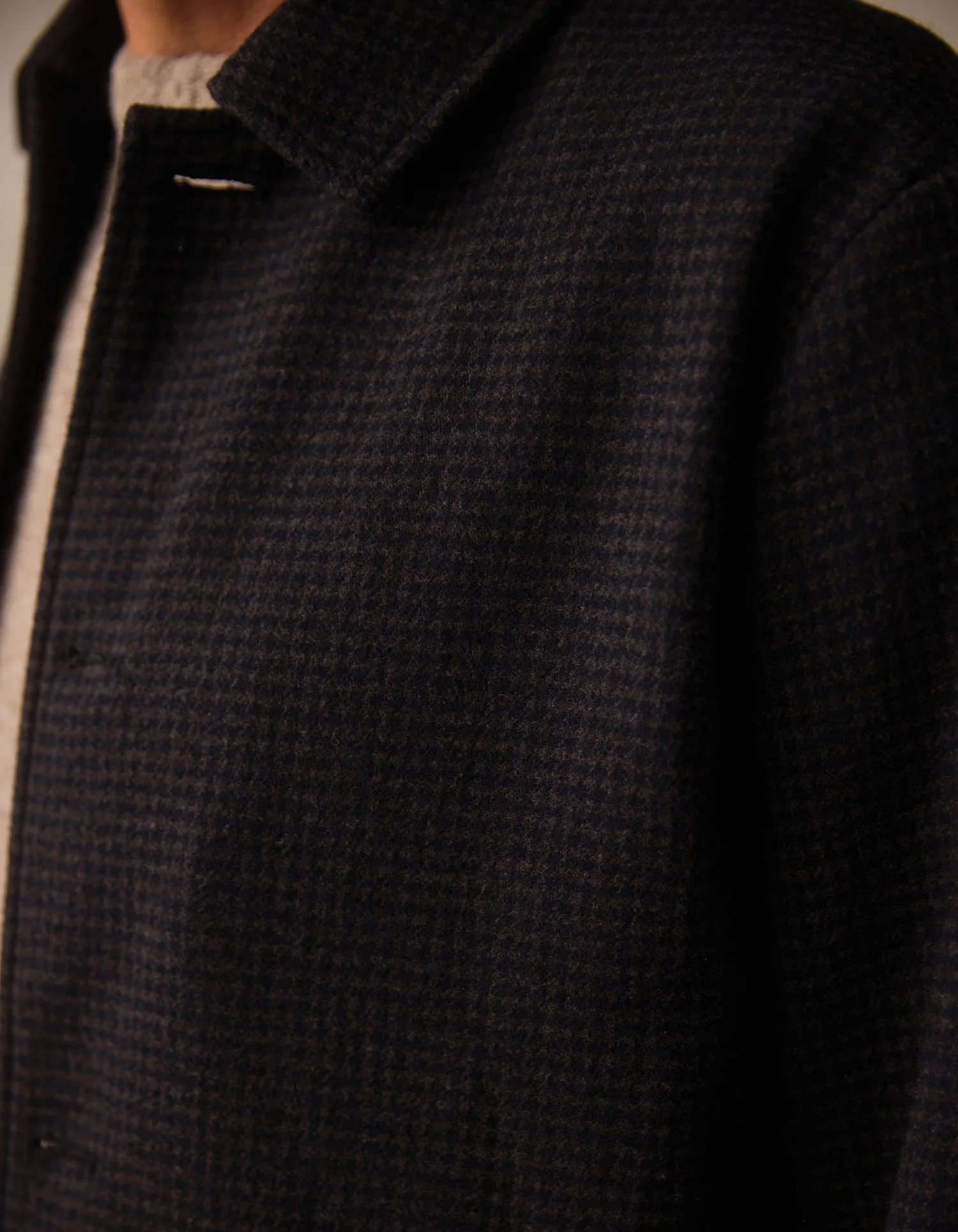 Henry Topcoat in Brown Houndstooth - Image 5