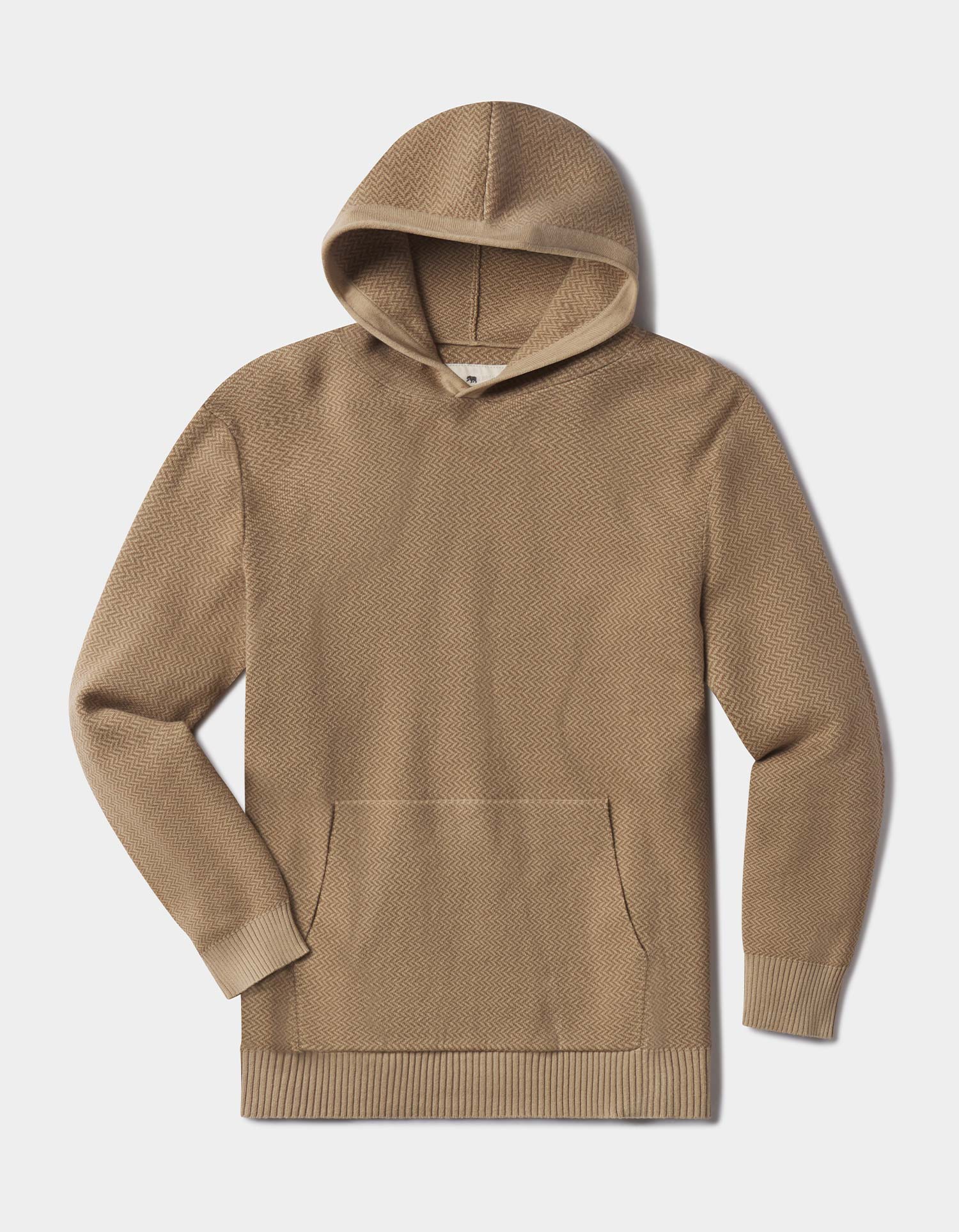 Herringbone Knit Hoodie - Image 2
