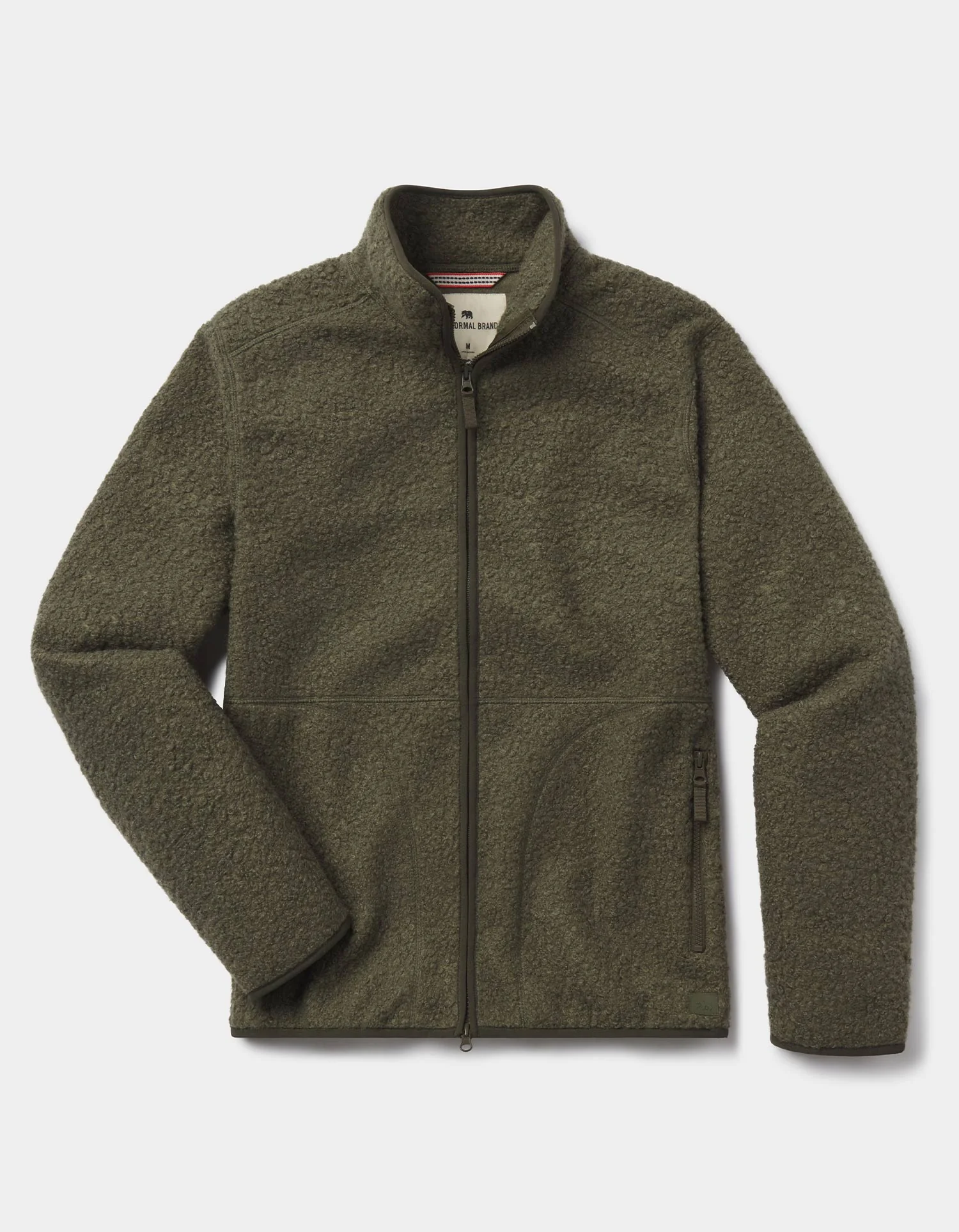 Highland Fleece Full Zip in Dusty Olive