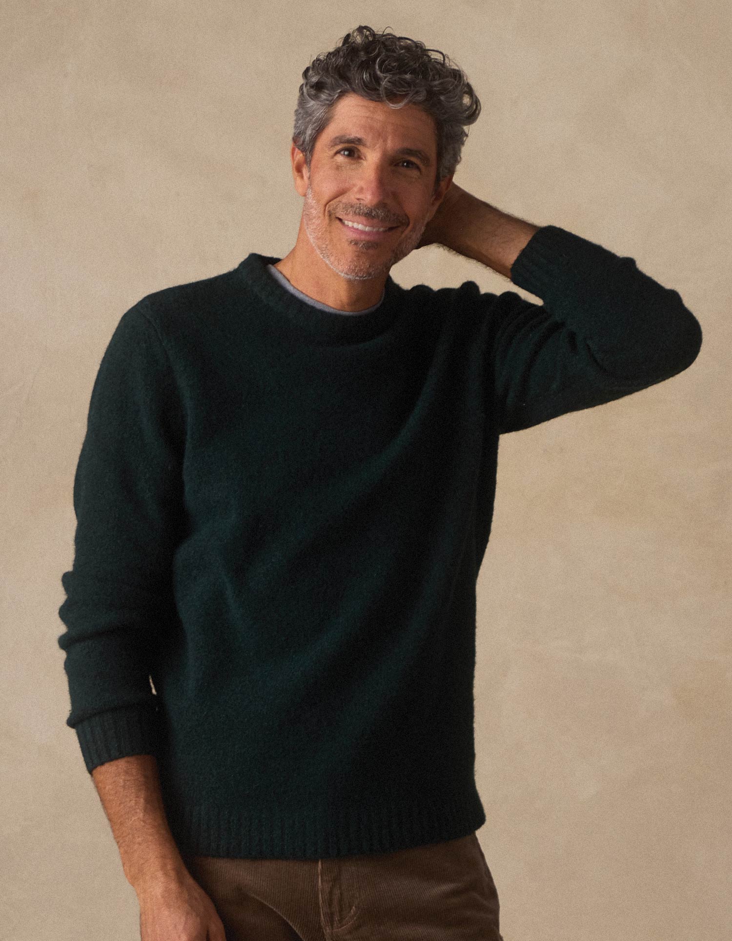 Homebound Crewneck Sweater in Dark Sea - Image 3
