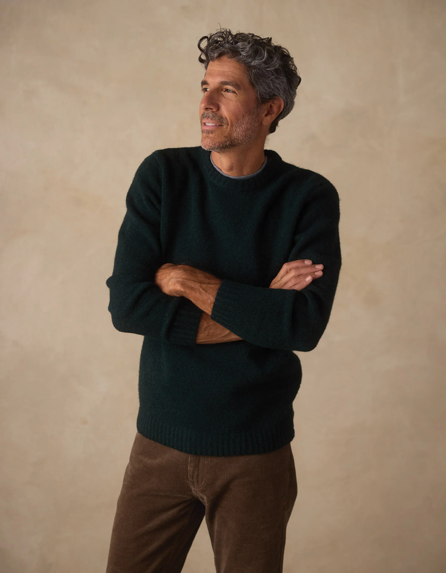 Homebound Crewneck Sweater in Dark Sea - Image 4