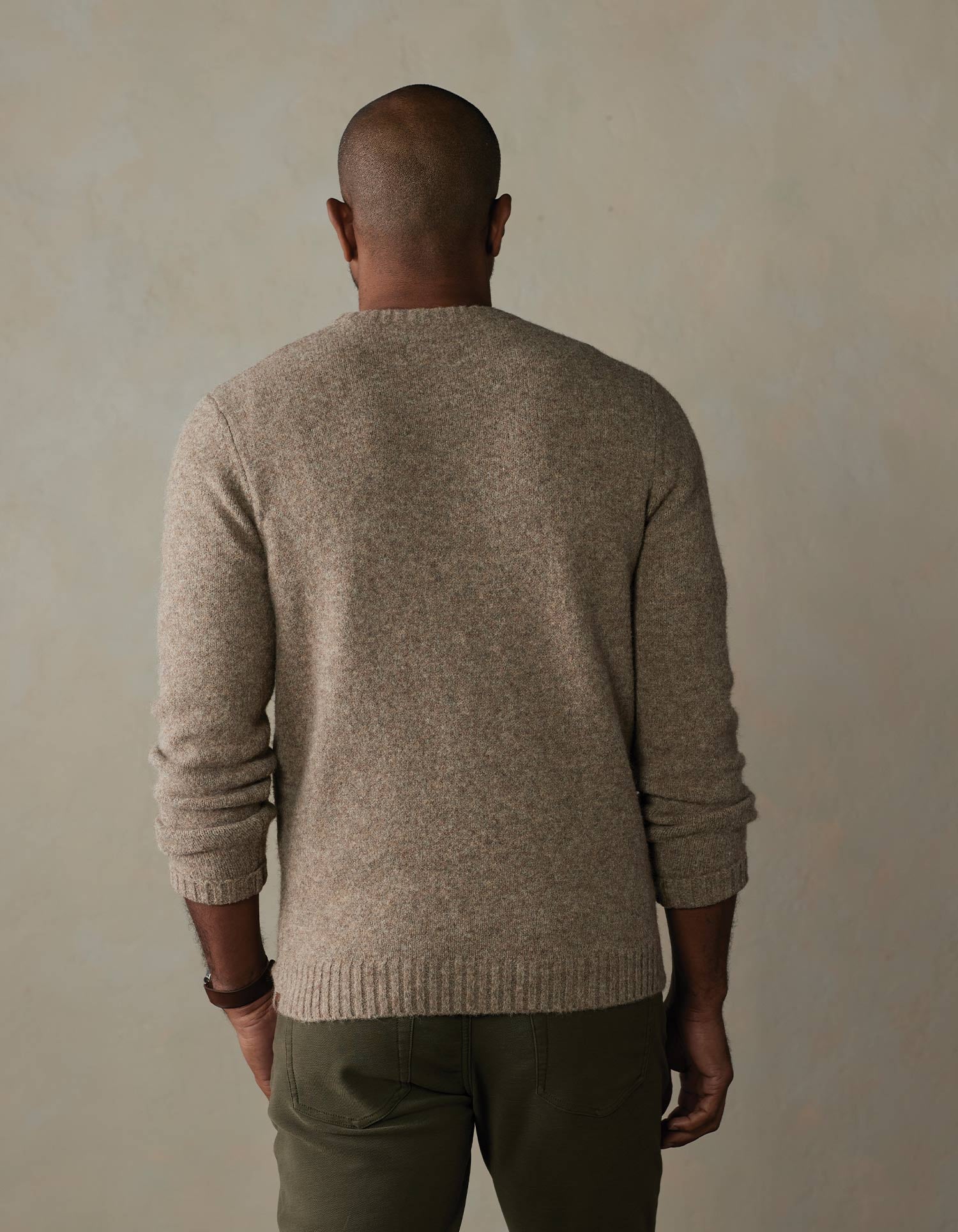 Homebound Crewneck Sweater in Toasted Chestnut - Image 5