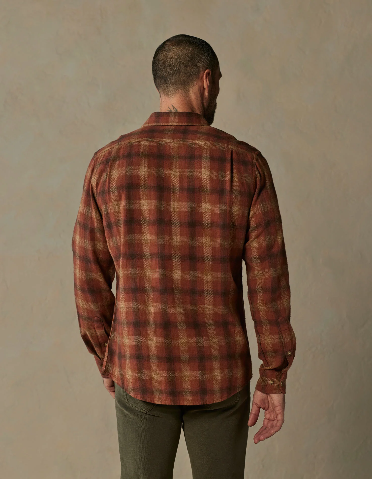 Hudson Double Brushed Flannel in Maple Glaze Plaid - Image 5