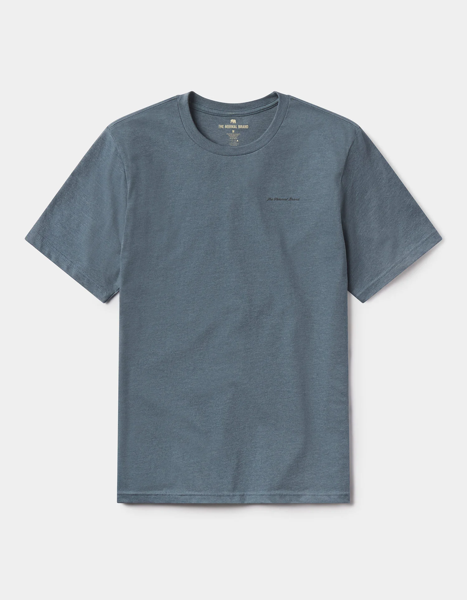 Illustrated Bear Tee in Indigo - Image 2