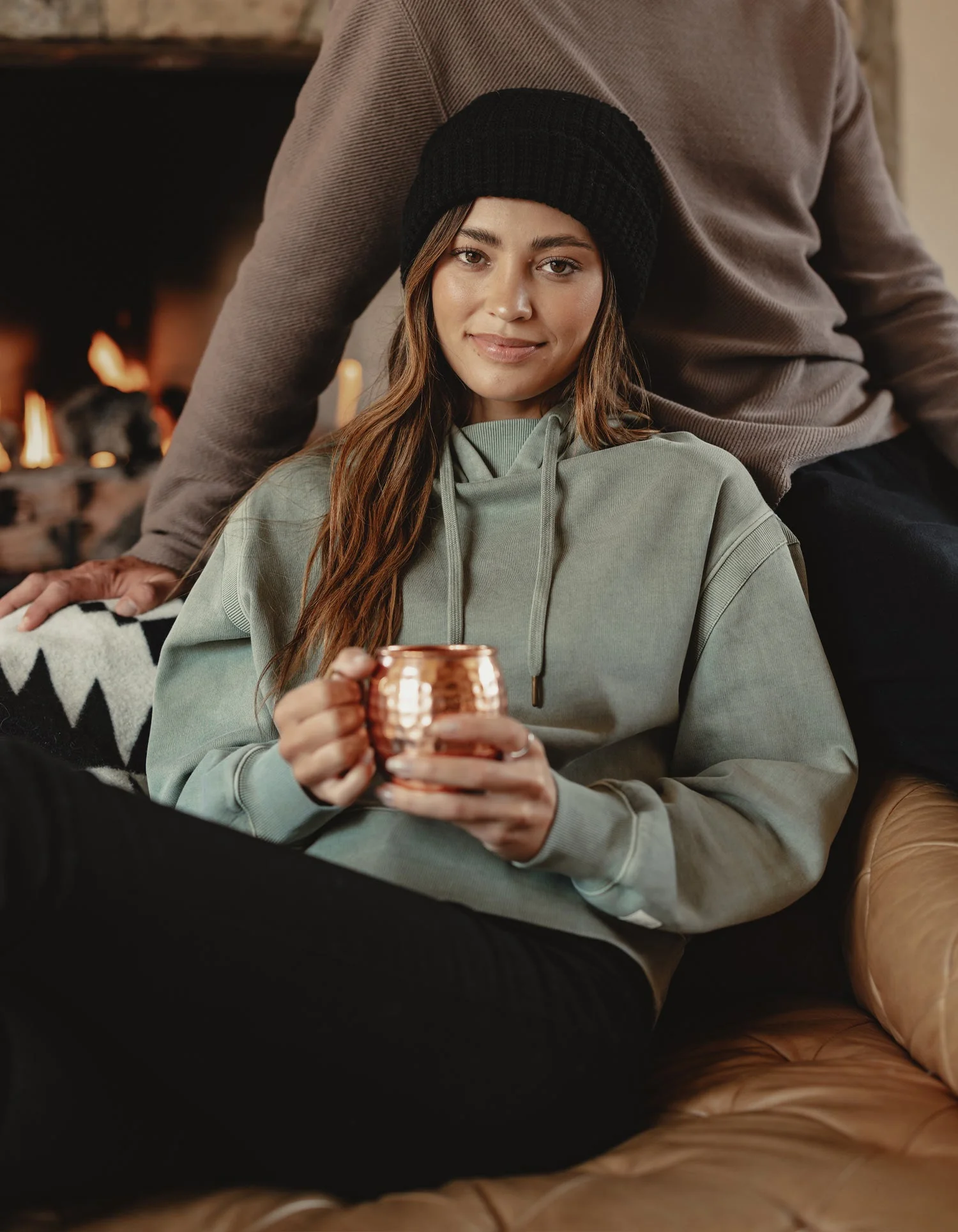 Jackie Premium Fleece Boxy Skimmer Hoodie - Image 3