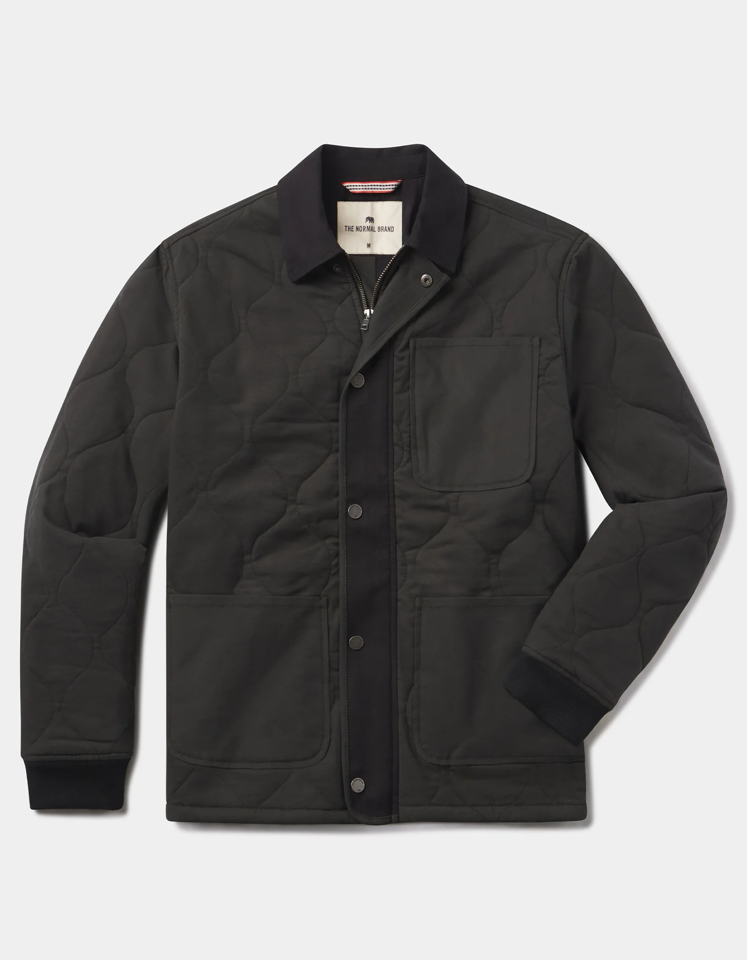 James Canvas Liner Jacket in Phantom/Black - Image 2