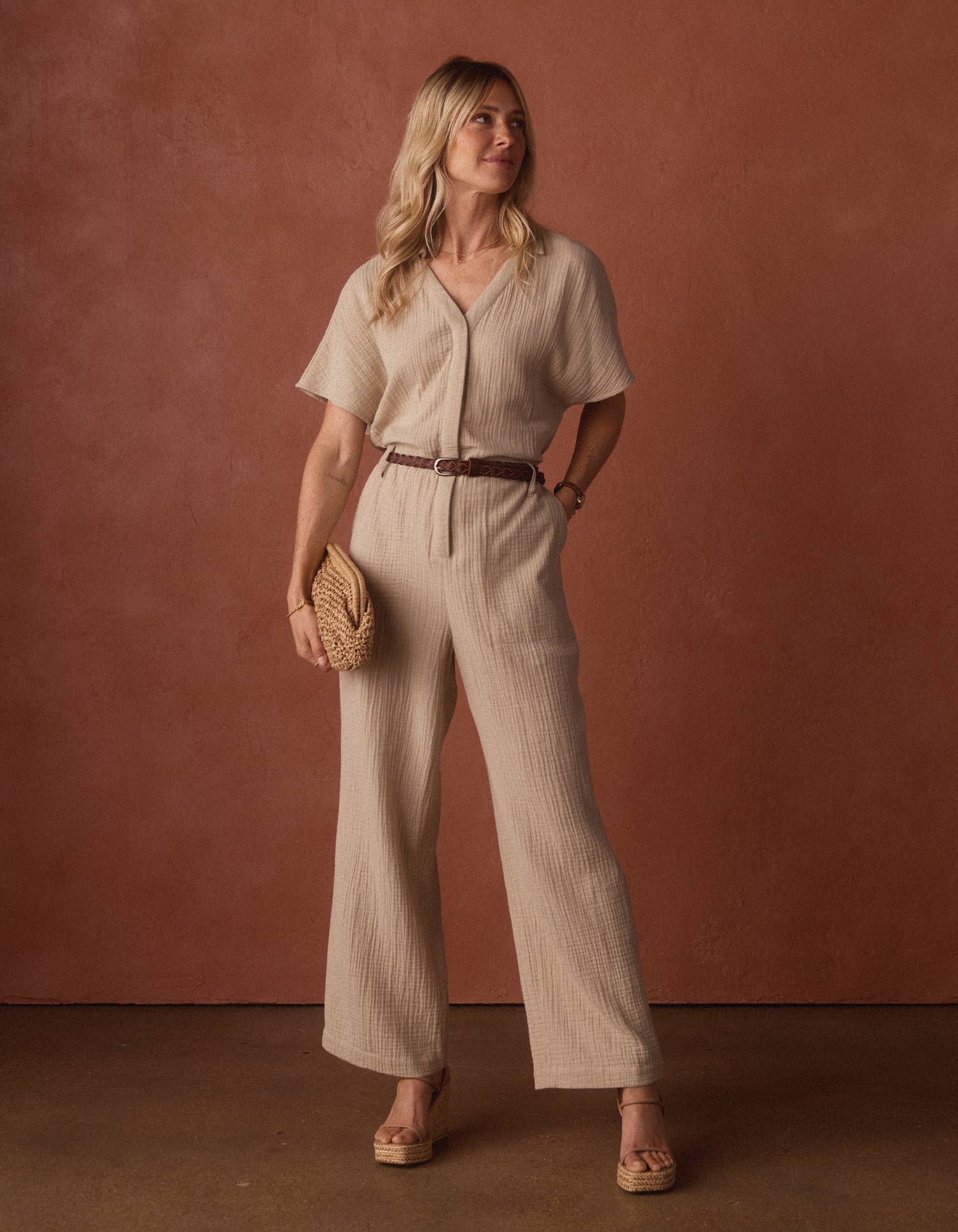 Kalo Jumpsuit in Pumice - Image 4