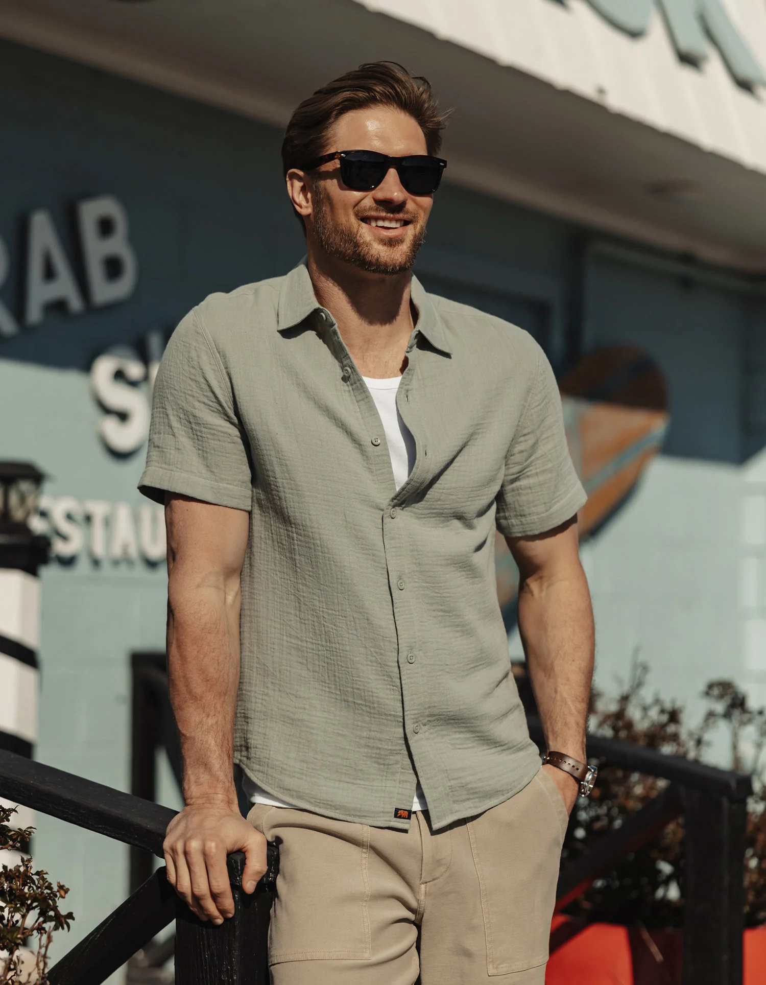 Kalo Short Sleeve Button Up - Image 3