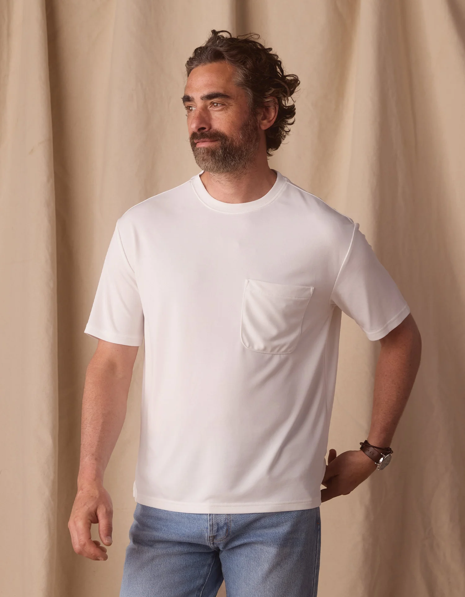 Laidback Tee in White - Image 4