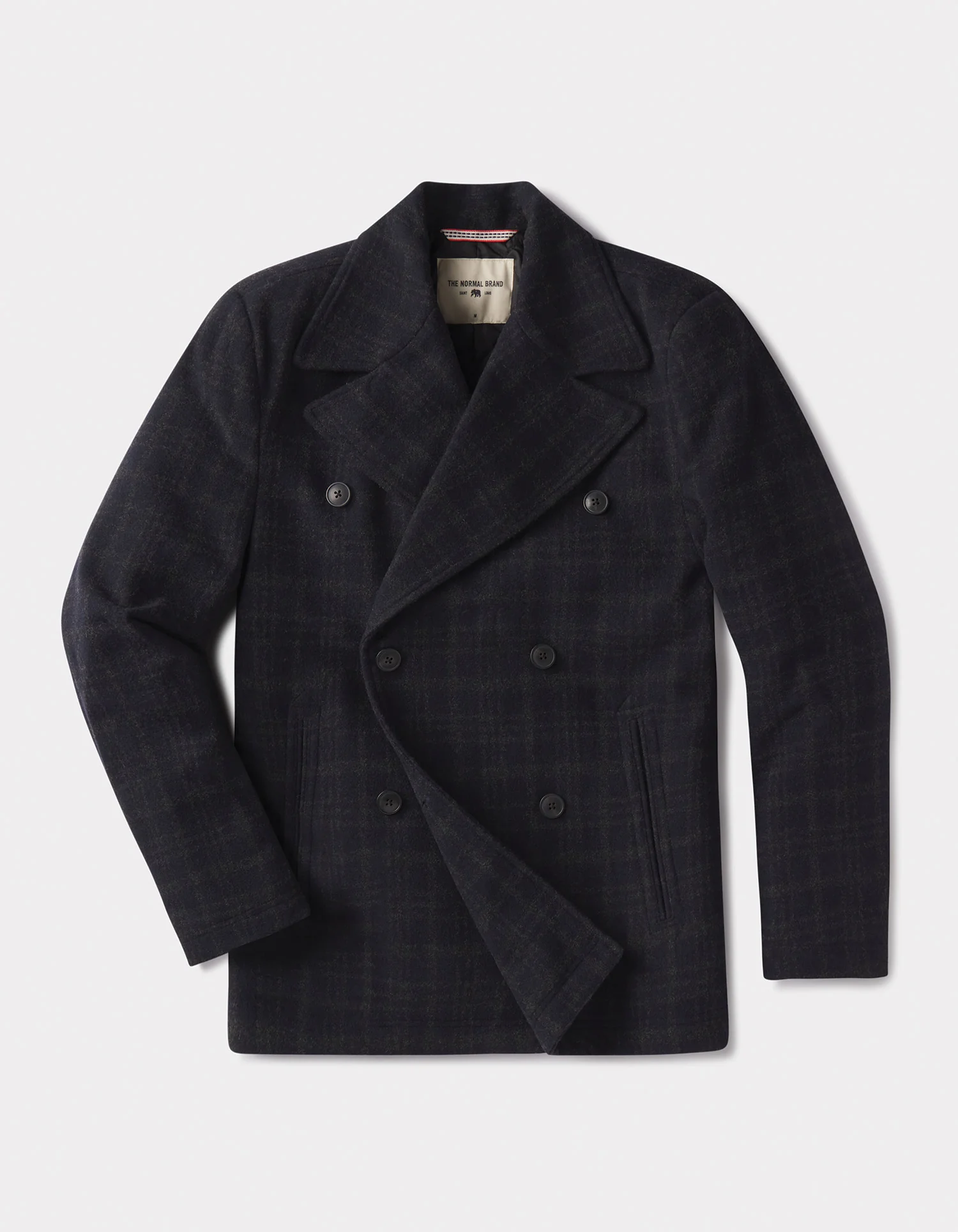 Lan Jacket in Navy Plaid - Image 3