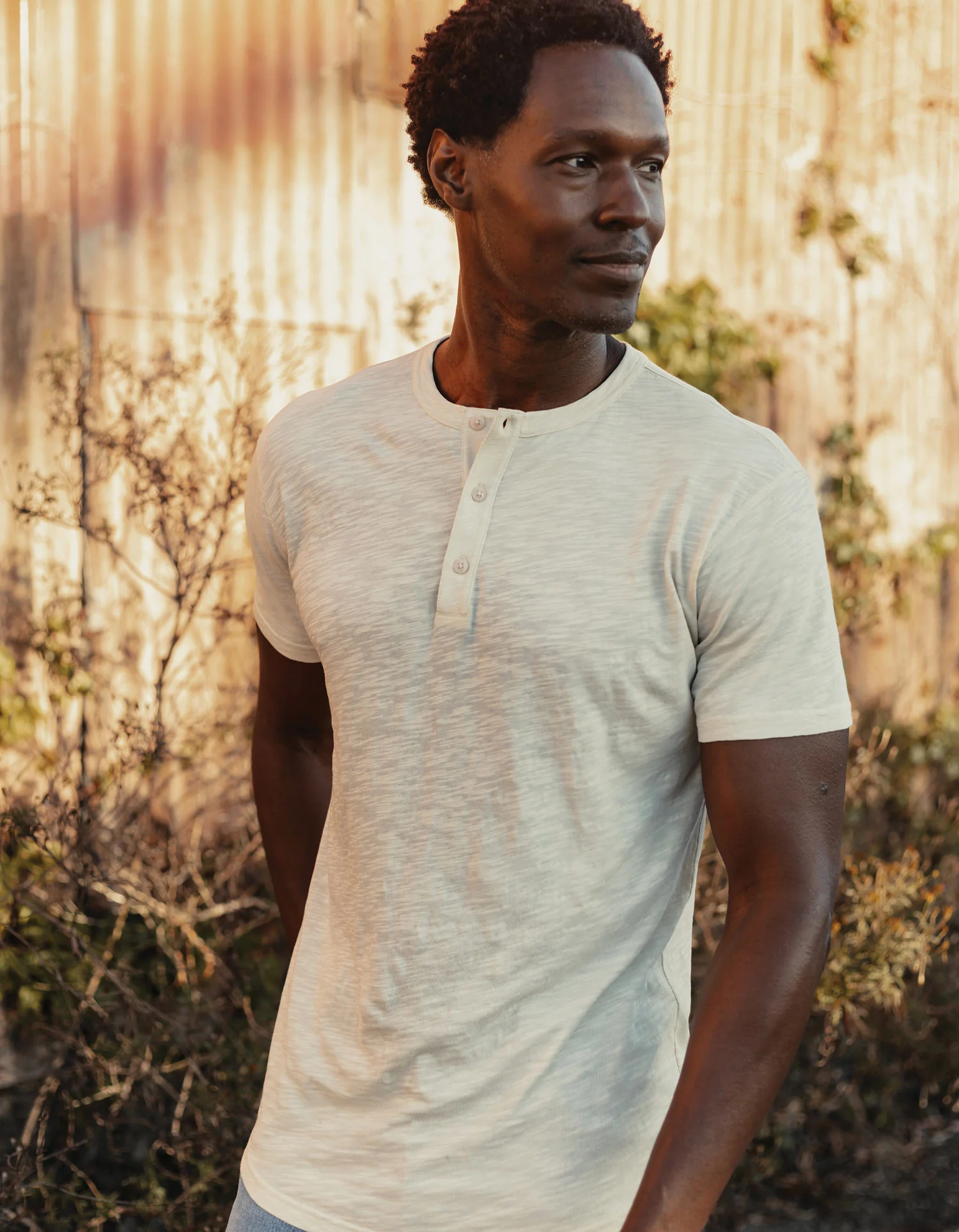 Vintage Slub Henley - Image 6