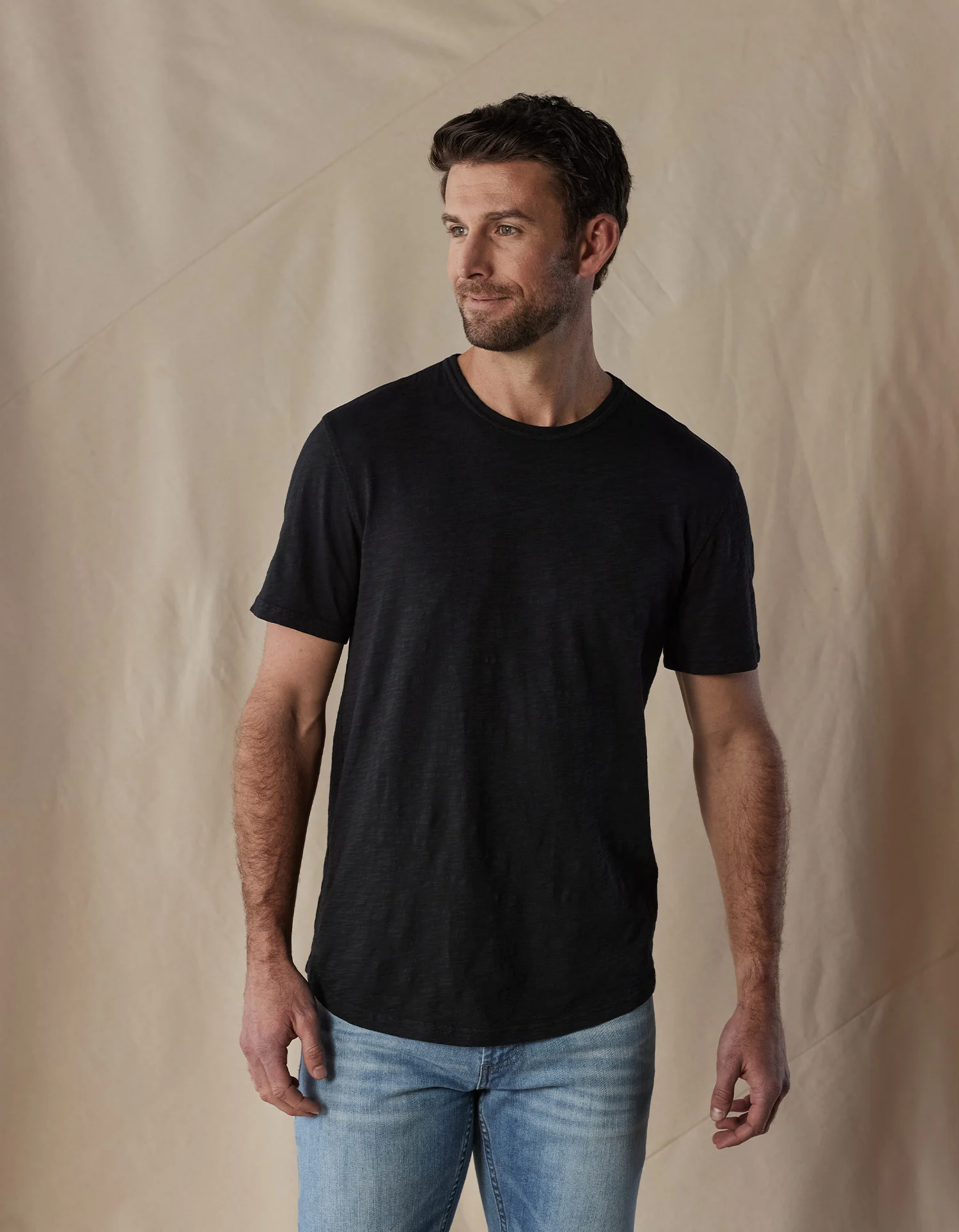 Vintage Slub Perfect Tee in Black - Image 3