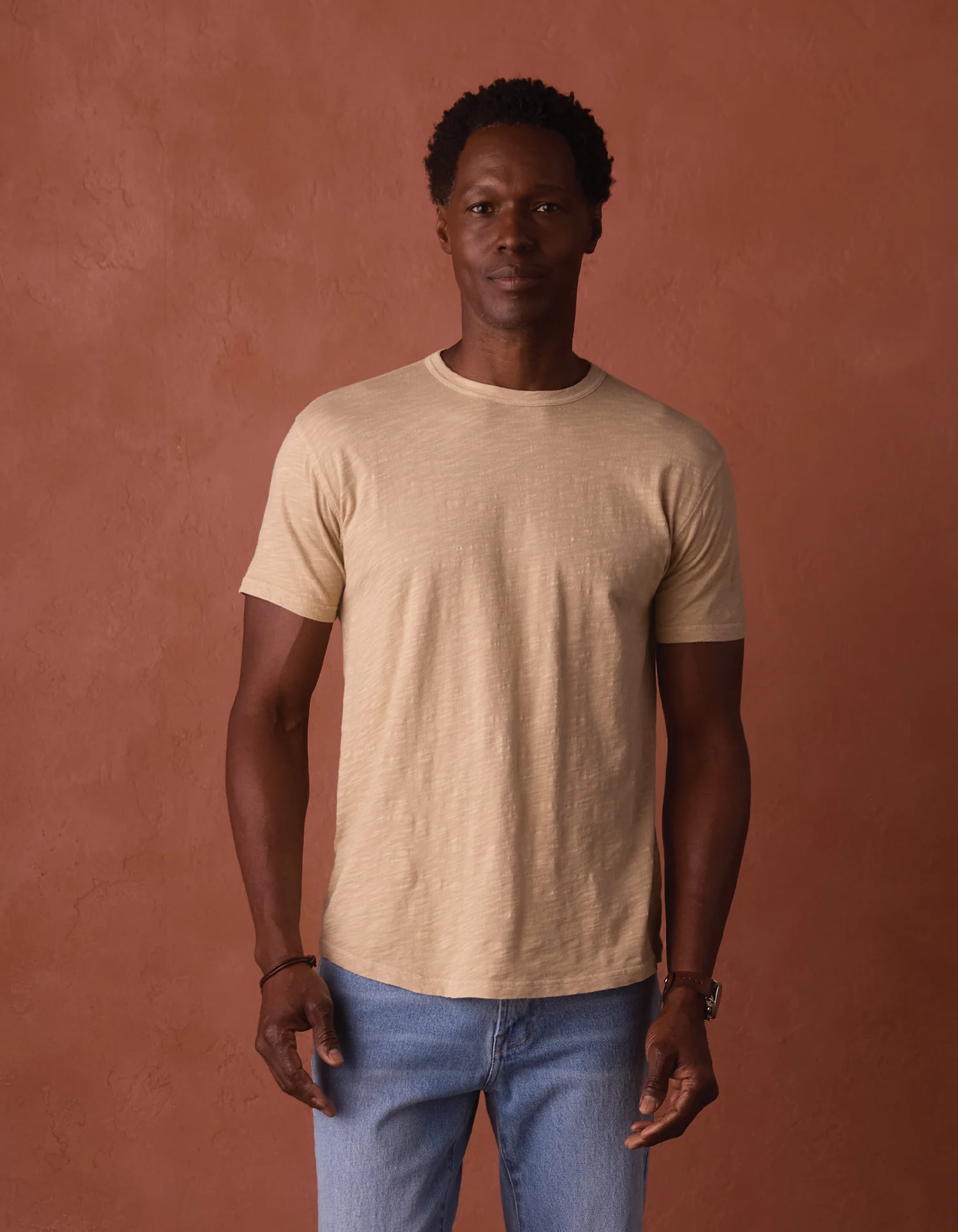 Vintage Slub Perfect Tee in Jute - Image 4