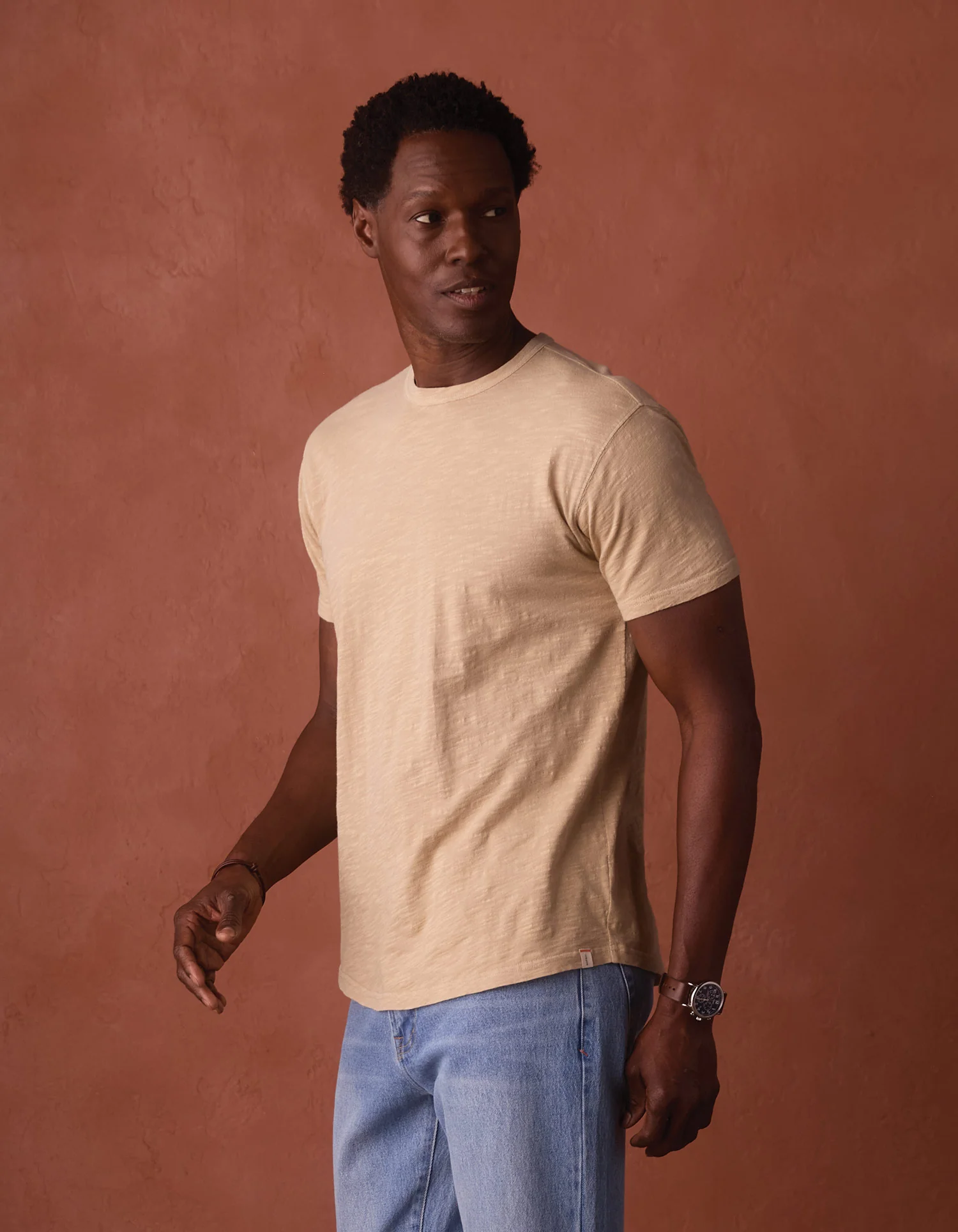 Vintage Slub Perfect Tee in Jute - Image 5