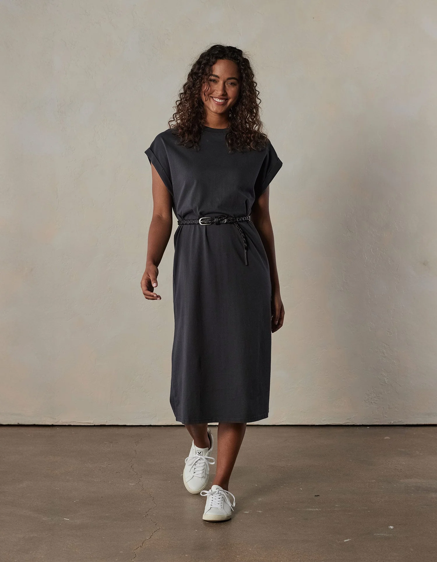 Lennox Jersey Midi T-Shirt Dress - Image 2