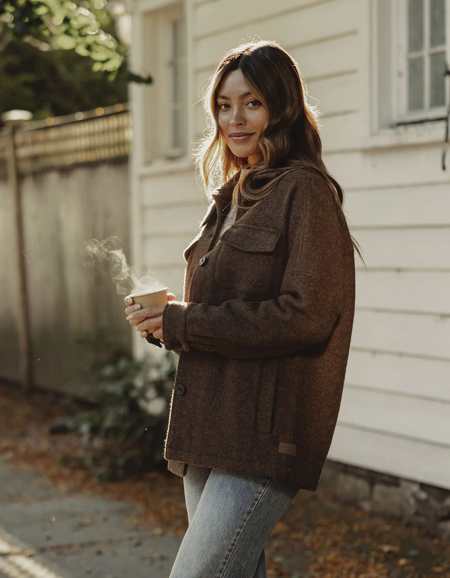 Logan Lodge Jacket in Clay