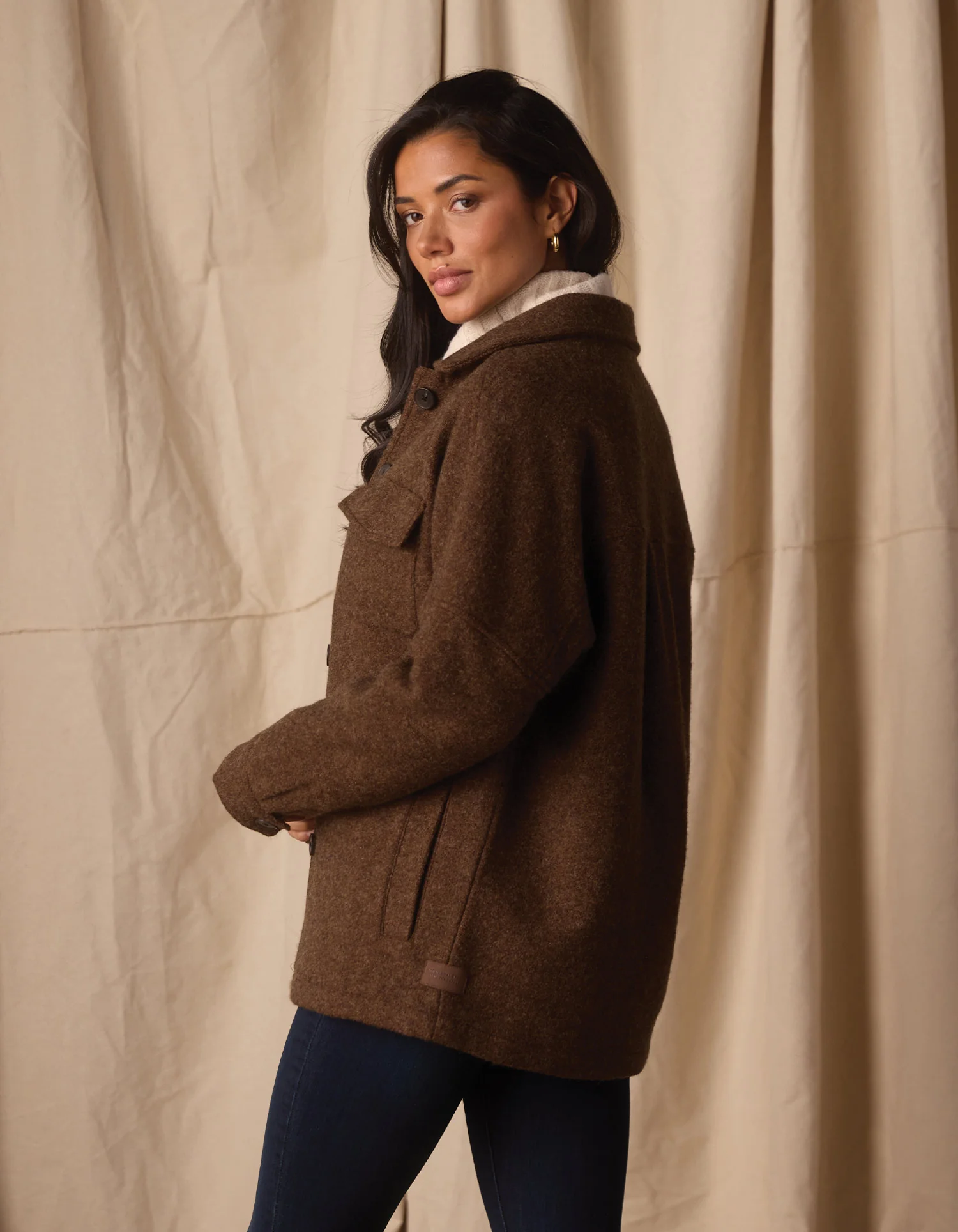 Logan Lodge Jacket in Clay - Image 5