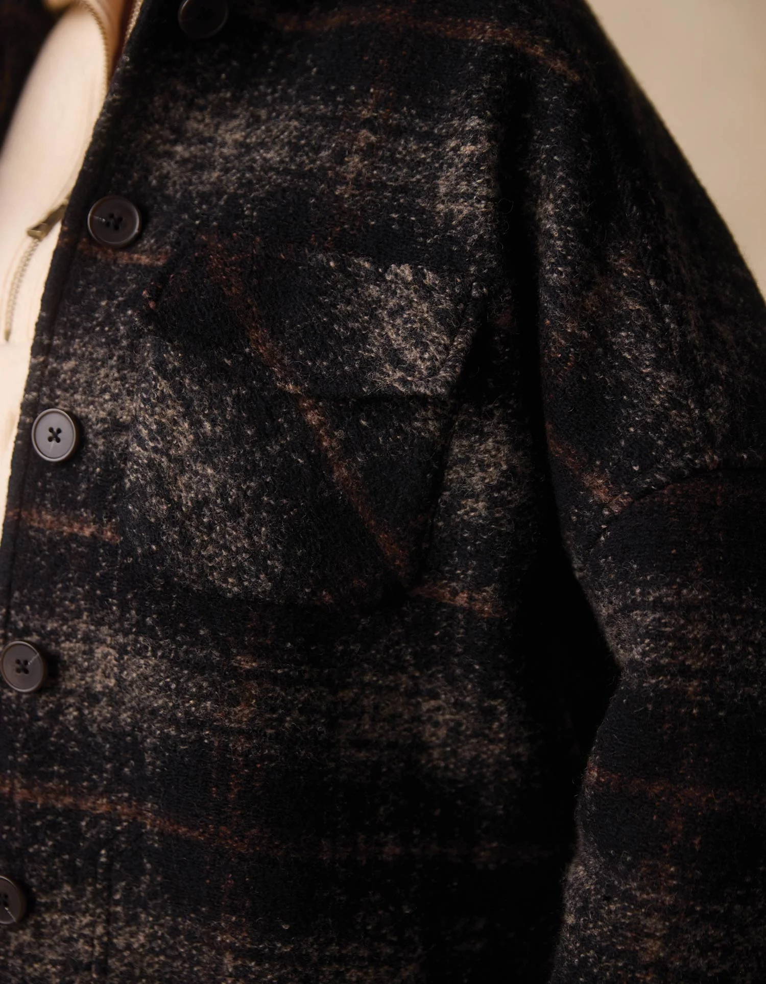 Logan Lodge Jacket in Shadow Plaid - Image 4