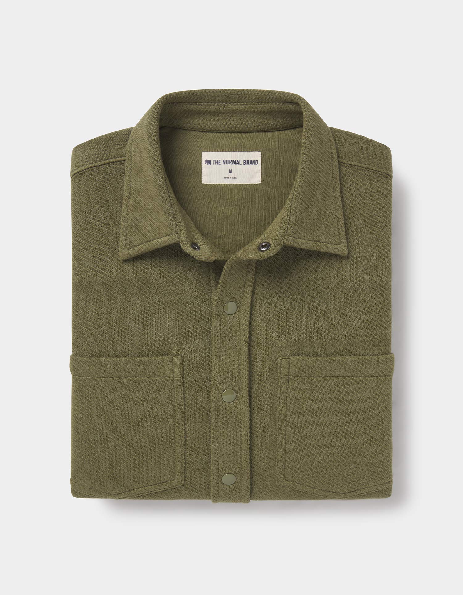 Looped Terry Button Up - Image 5