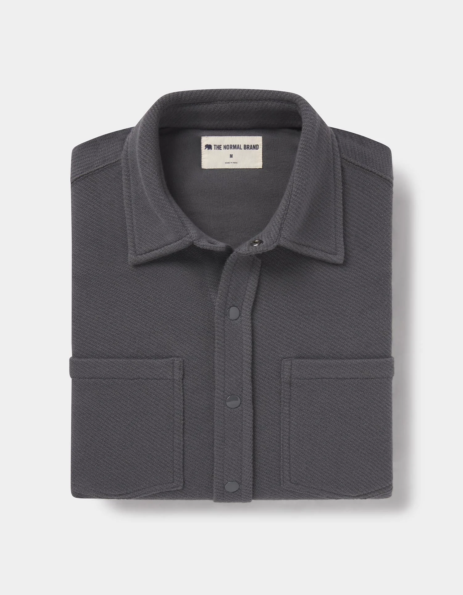 Loop Terry Button Up in Shadow