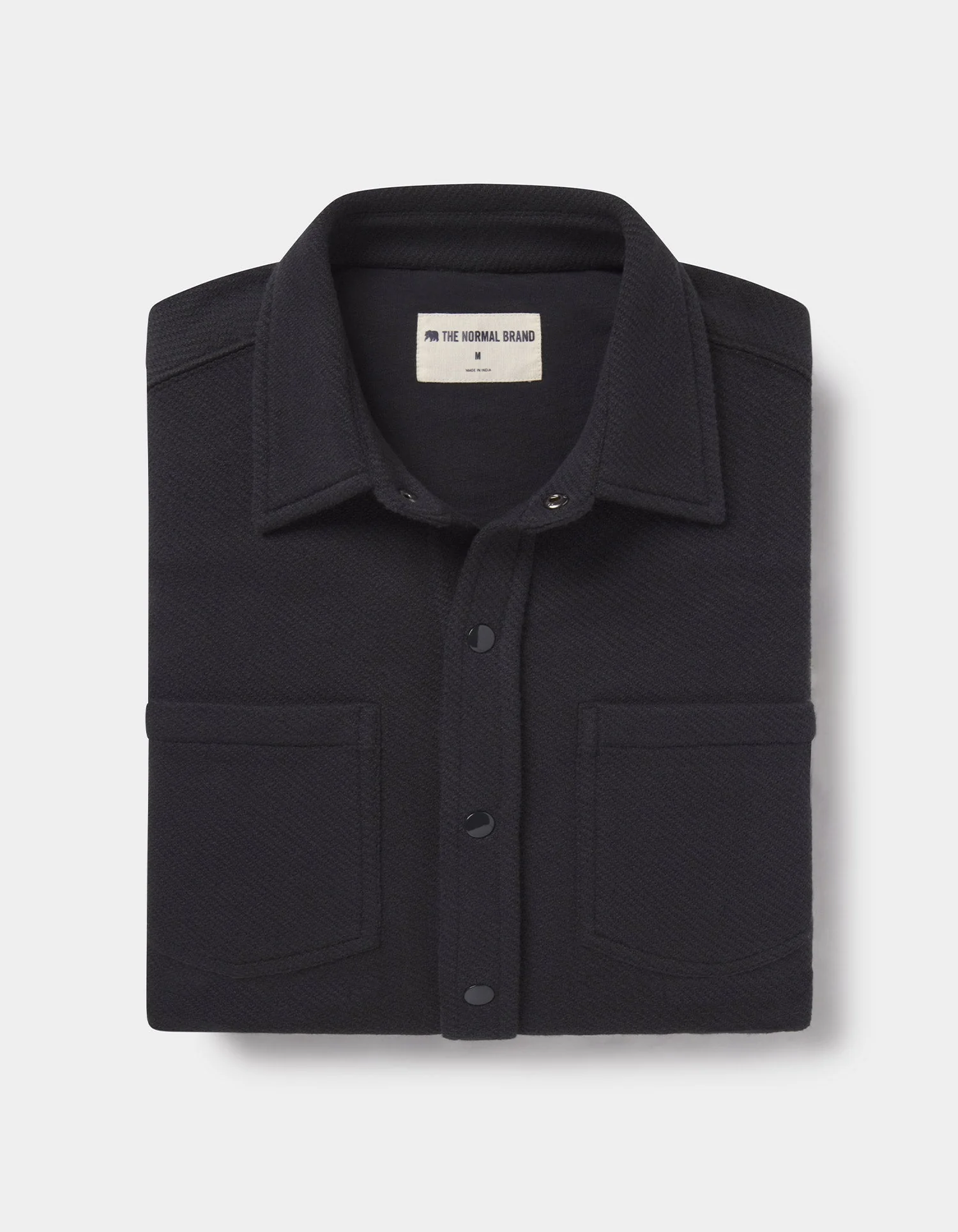Looped Terry Button Up - Image 8