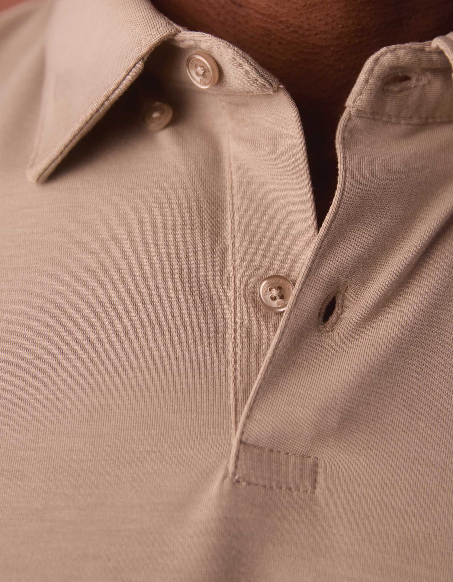 LuxeJersey Polo in Fawn - Image 6