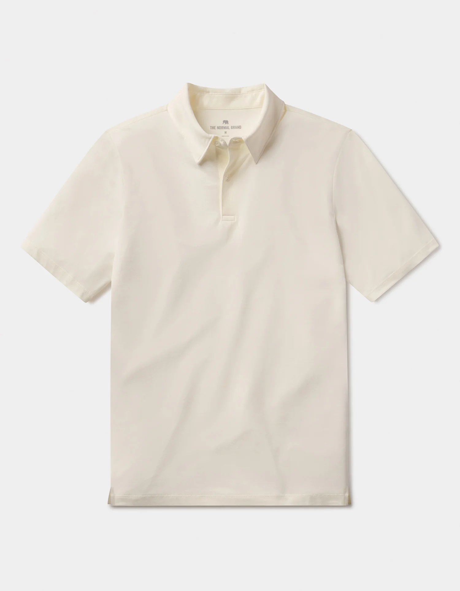 LuxeJersey Polo in Ivory - Image 2
