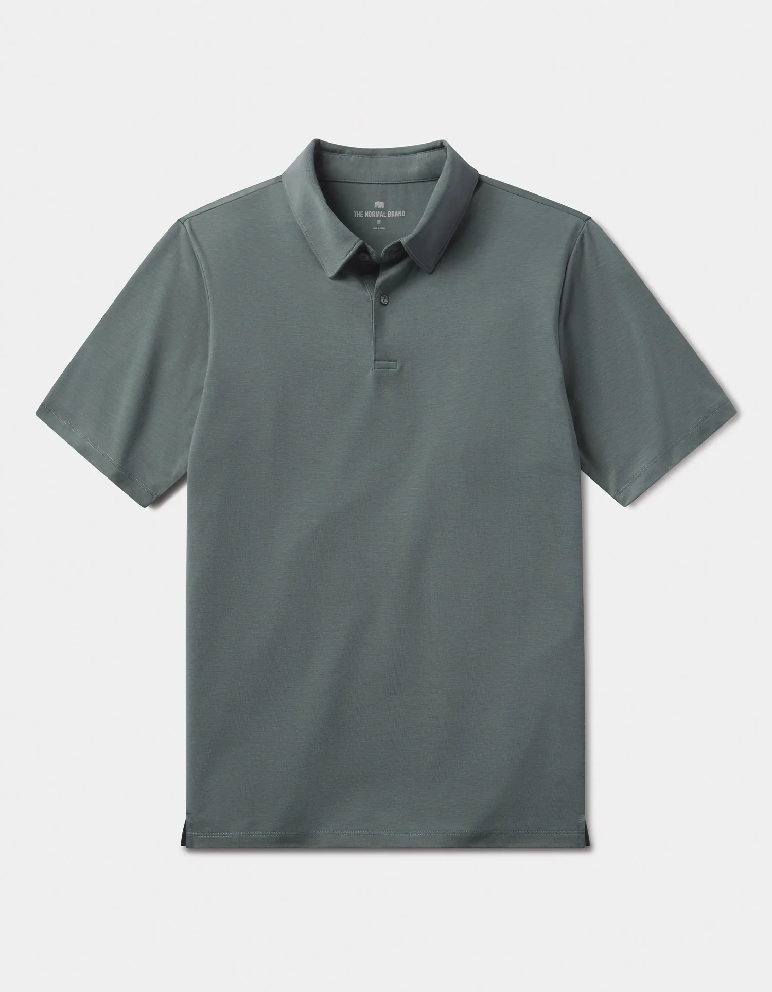 LuxeJersey Polo in Mediterranean Green - Image 2