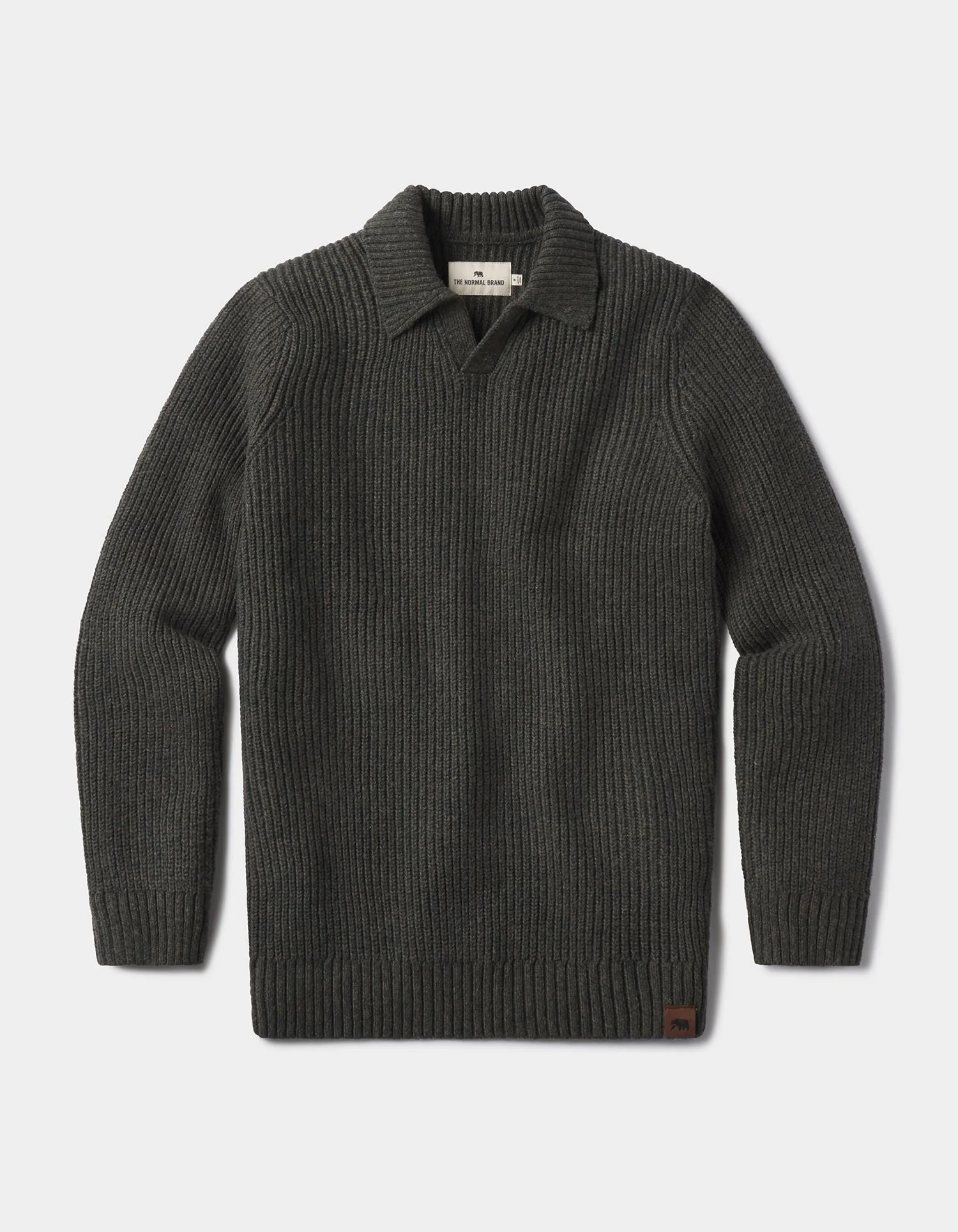 Marled Polo Sweater - Image 3