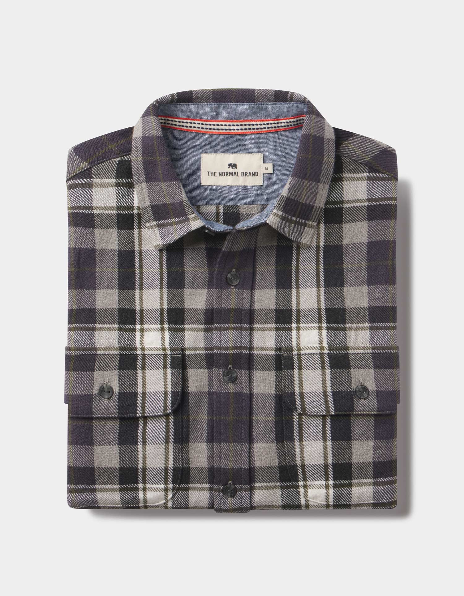 Mountain Overshirt in Grey Plaid - Image 2
