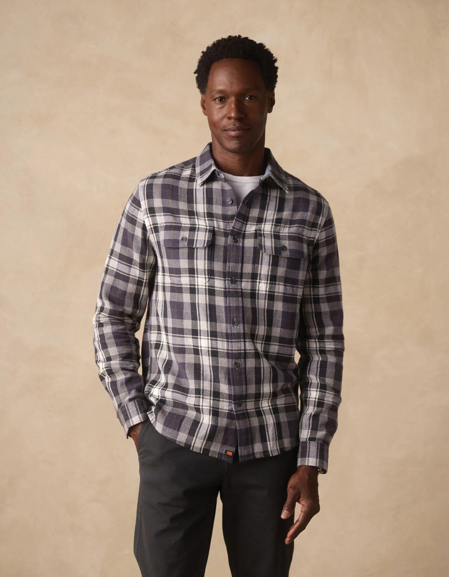 Mountain Overshirt in Grey Plaid - Image 4