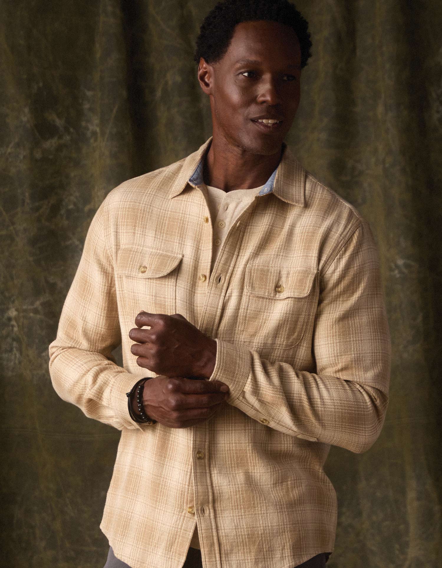 Mountain Overshirt in Oak Plaid - Image 3