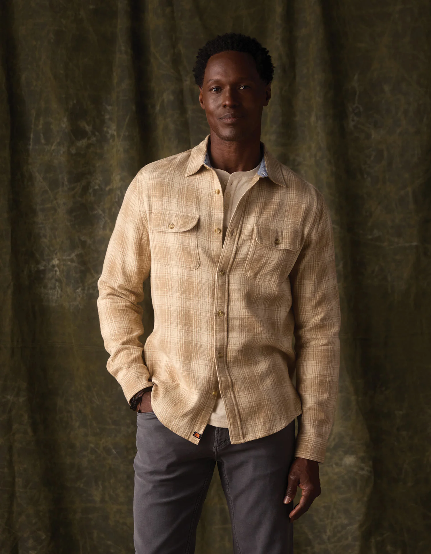 Mountain Overshirt in Oak Plaid - Image 4