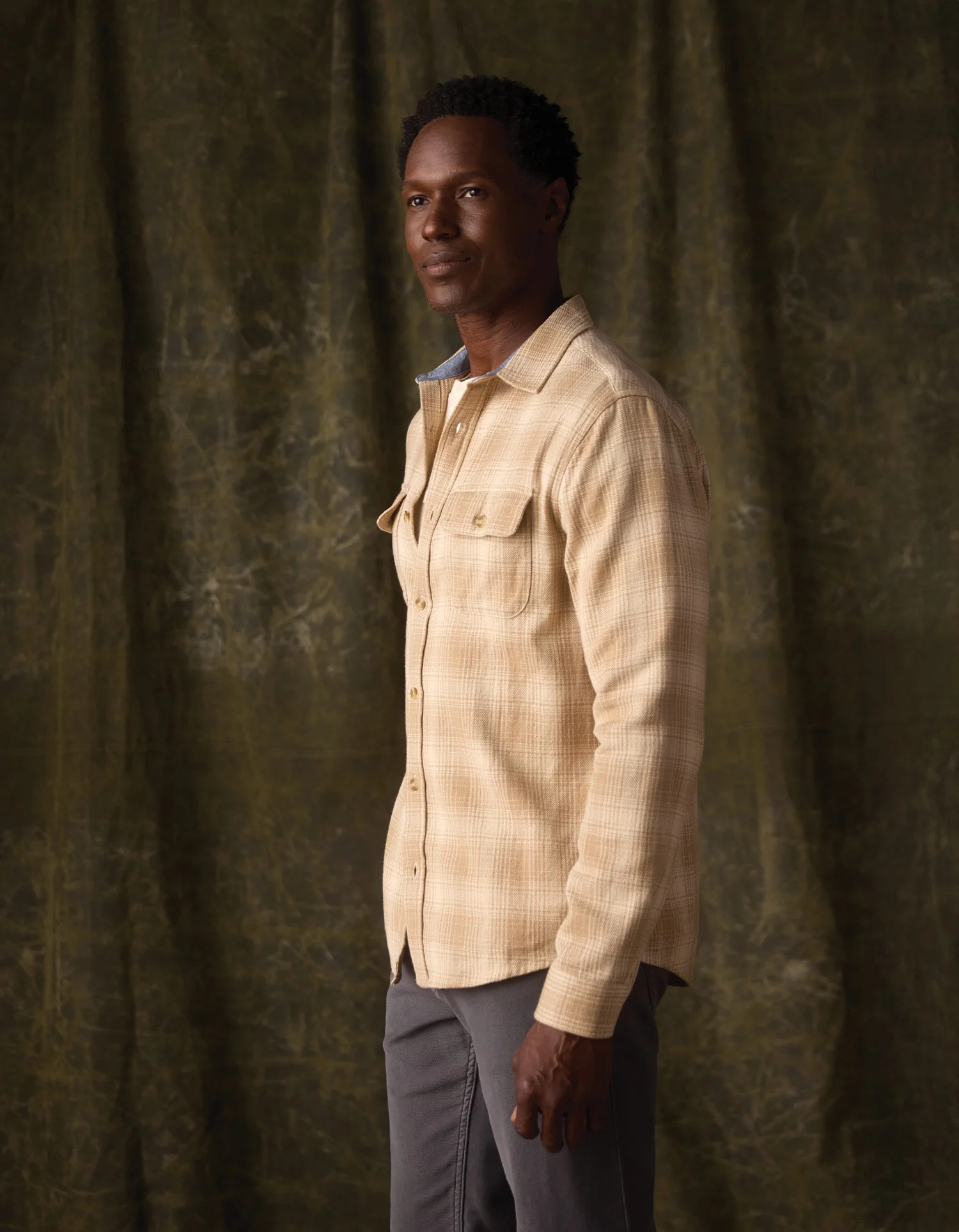 Mountain Overshirt in Oak Plaid - Image 5