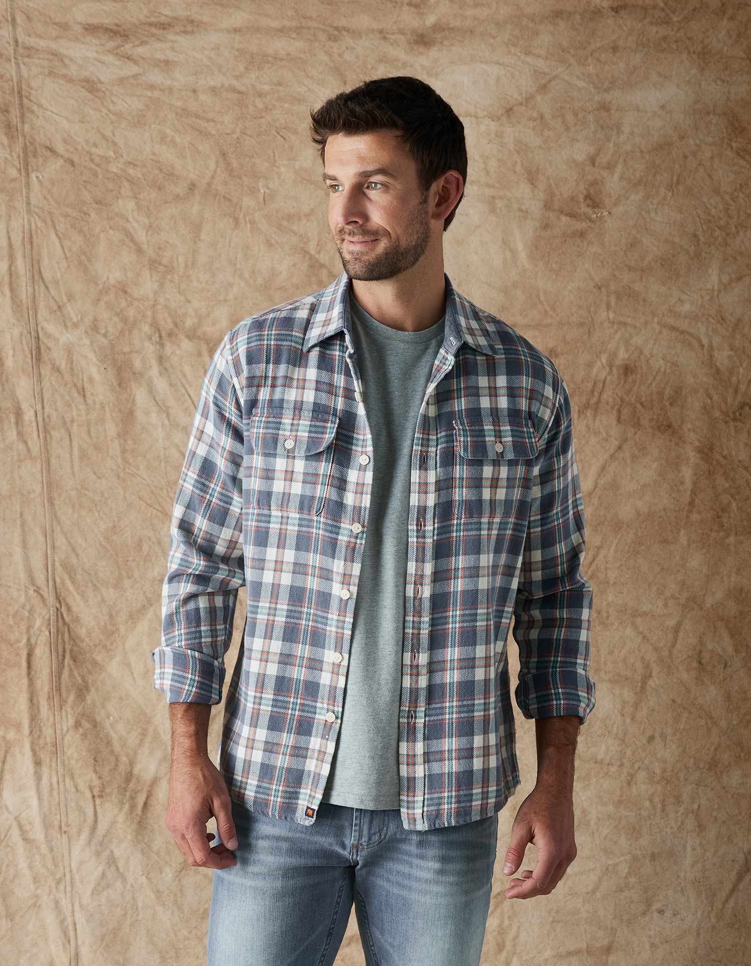 Mountain Overshirt in Mineral Blue - Image 3