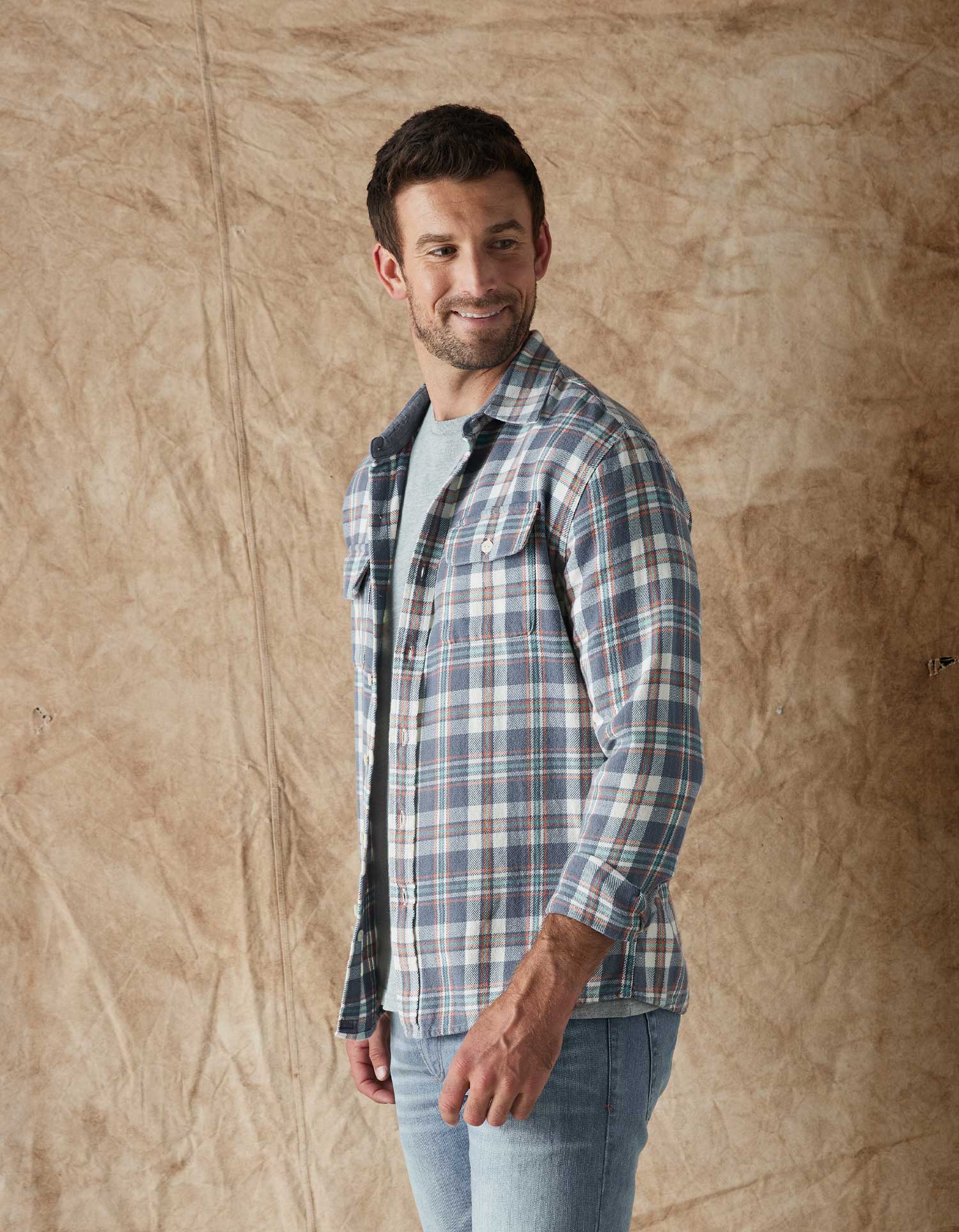 Mountain Overshirt in Mineral Blue - Image 4