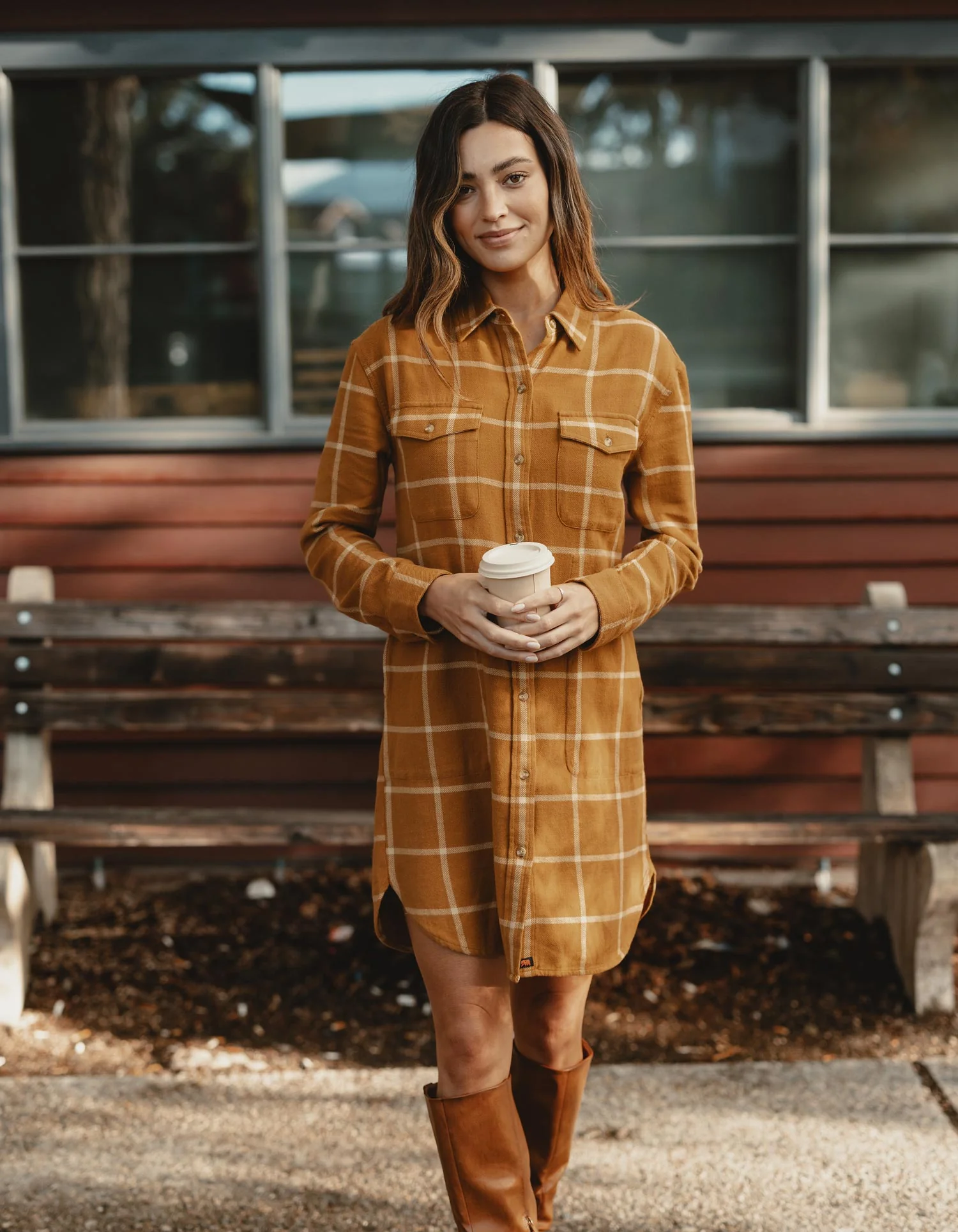 Mountain Shirt Dress - Image 2