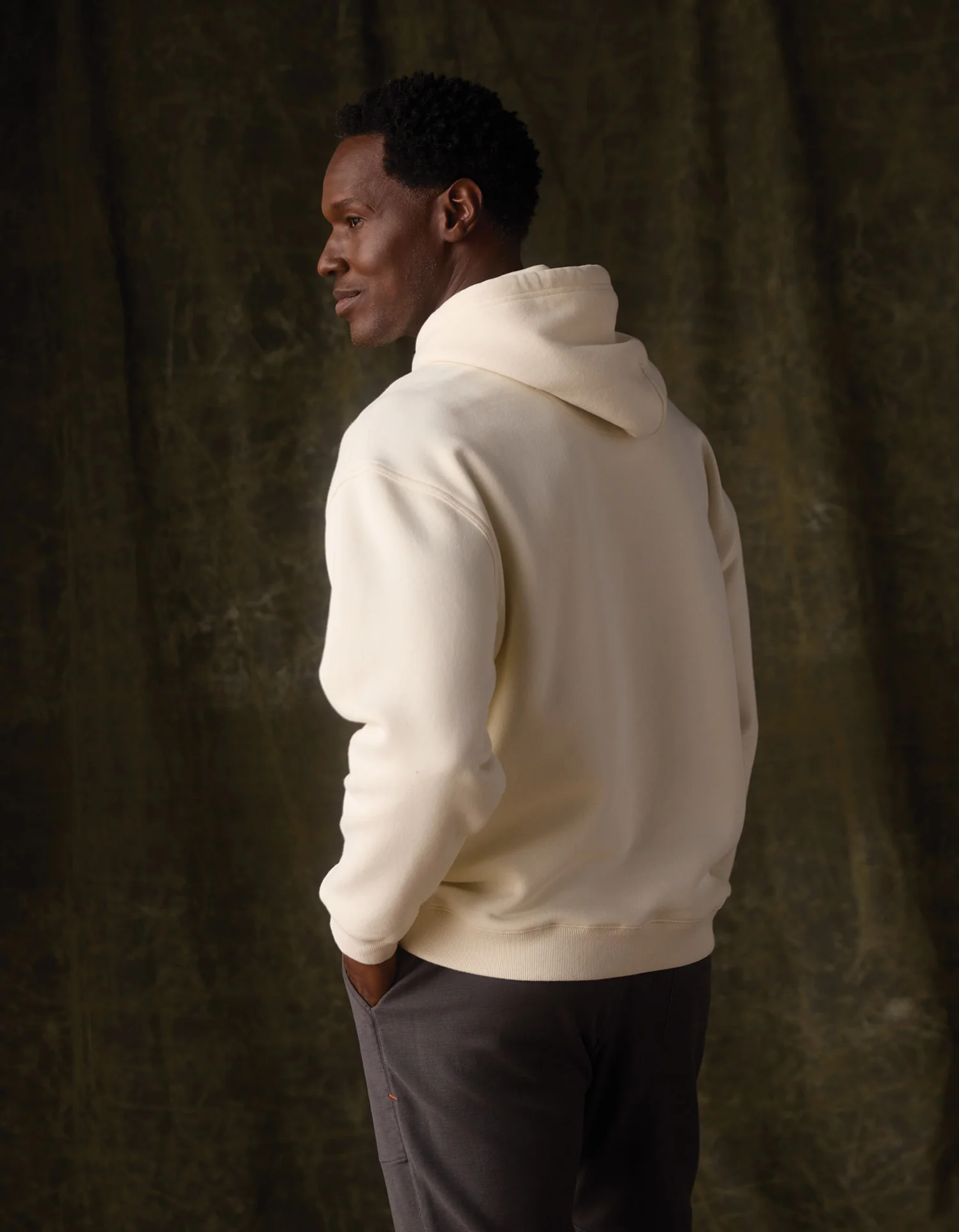 Normal Fleece Graphic Hoodie in Ivory - Image 5