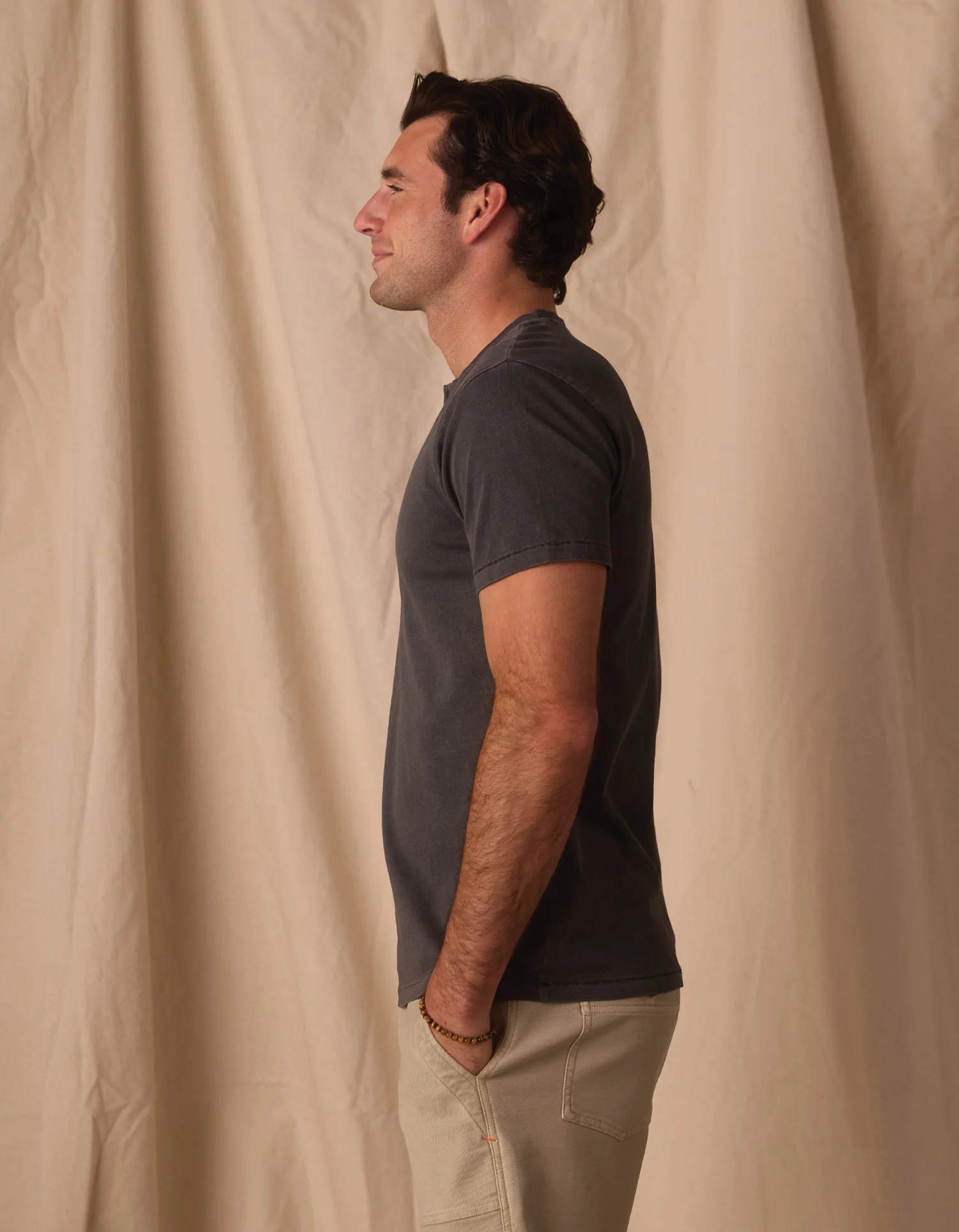 Normal Jersey Henley in Shadow - Image 5