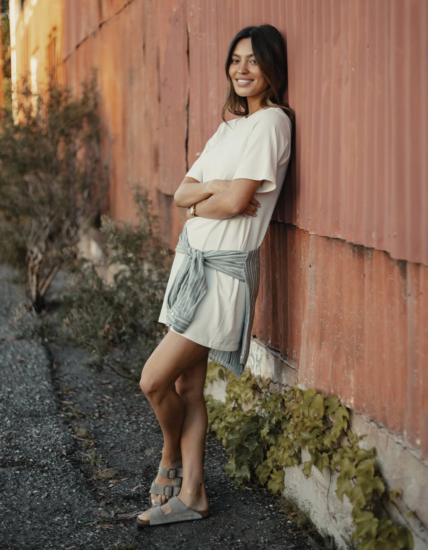 Normal Jersey T-Shirt Dress in Canvas - Image 4