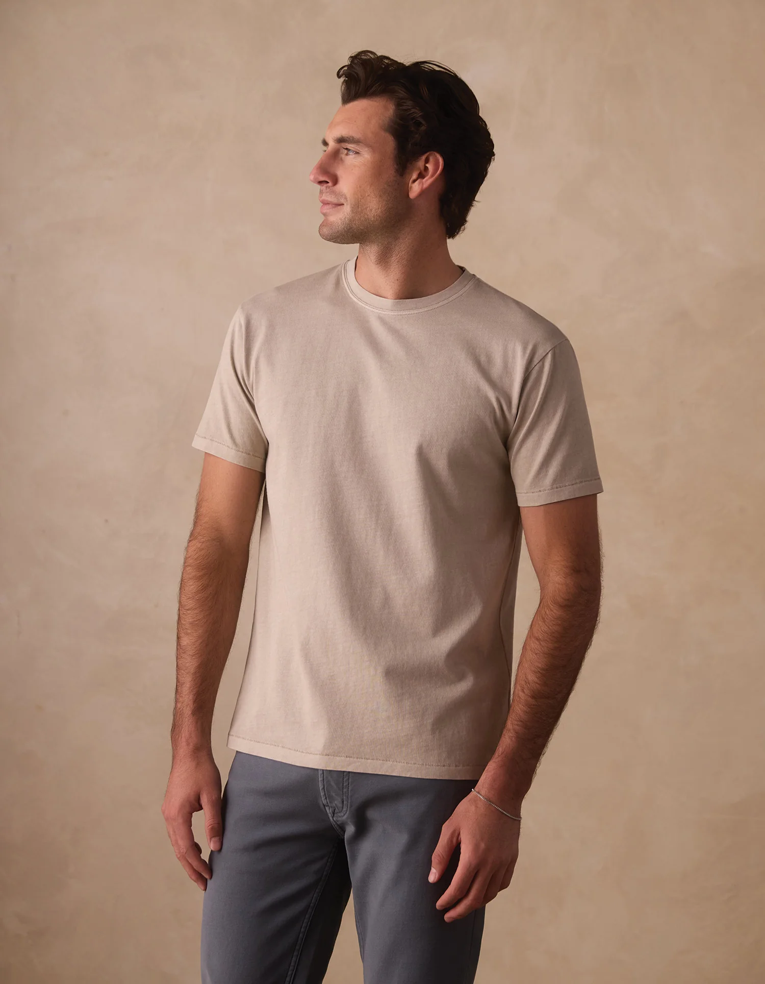 Normal Jersey Tee in Pumice - Image 3