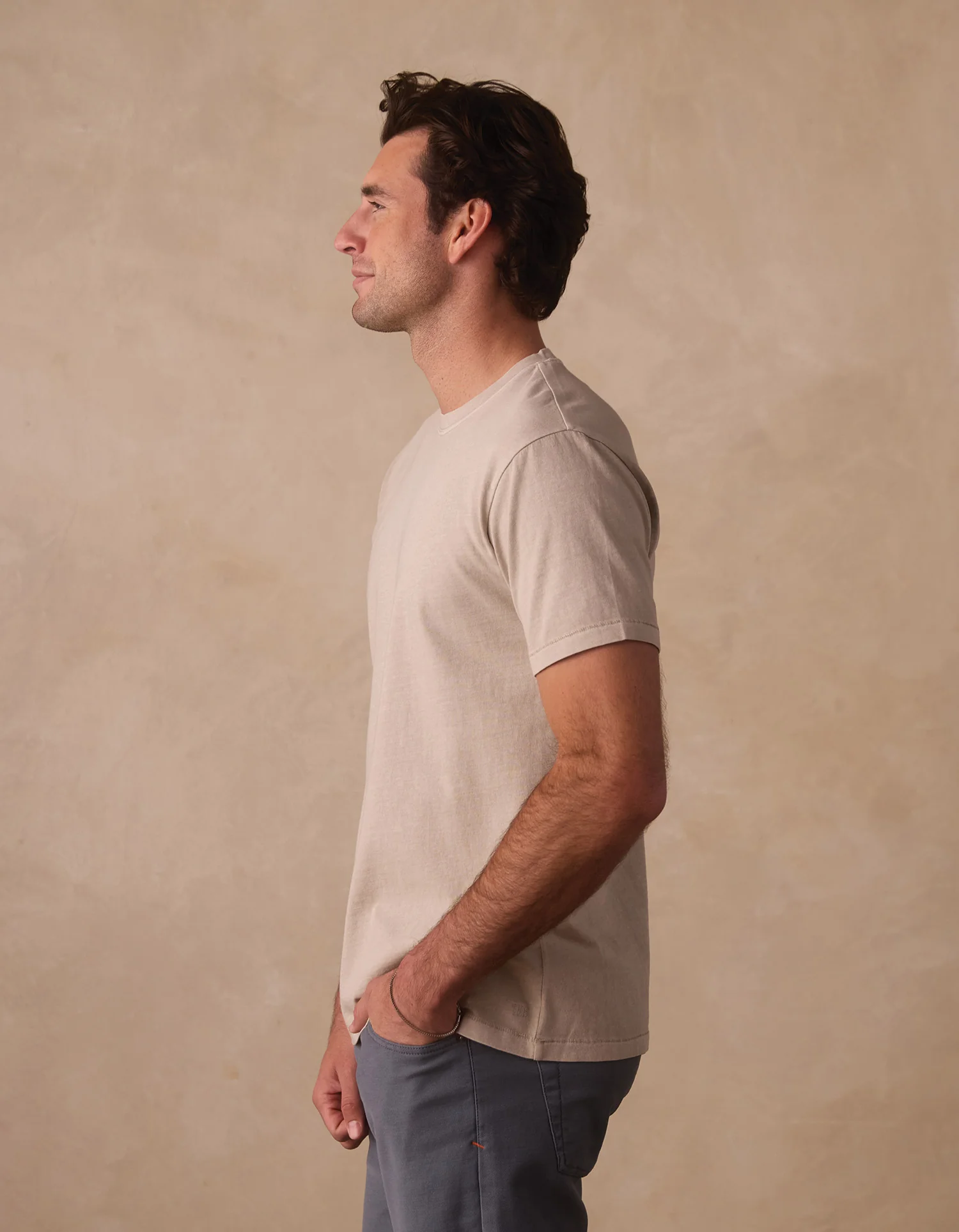 Normal Jersey Tee in Pumice - Image 4
