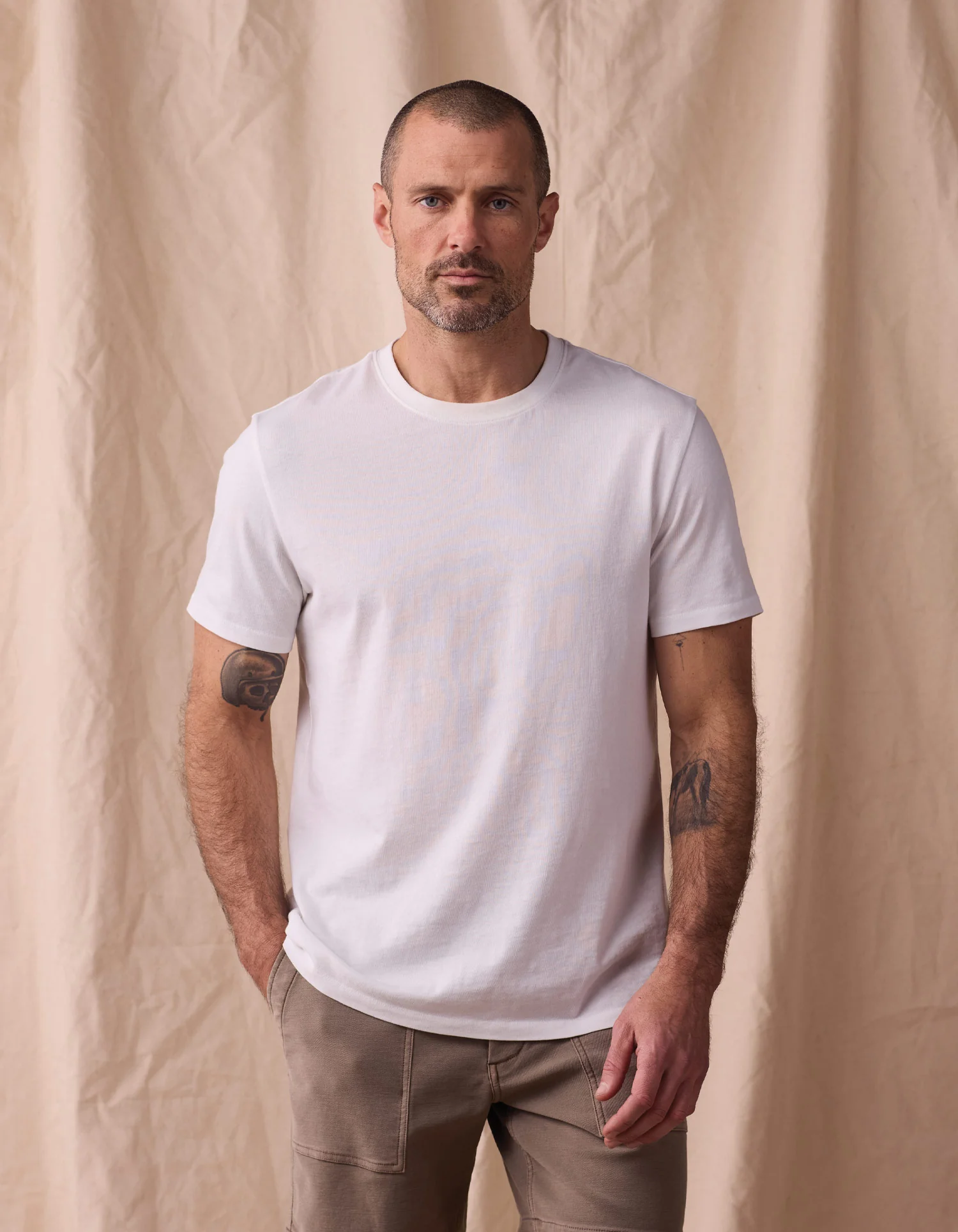 Normal Jersey Tee in White - Image 3