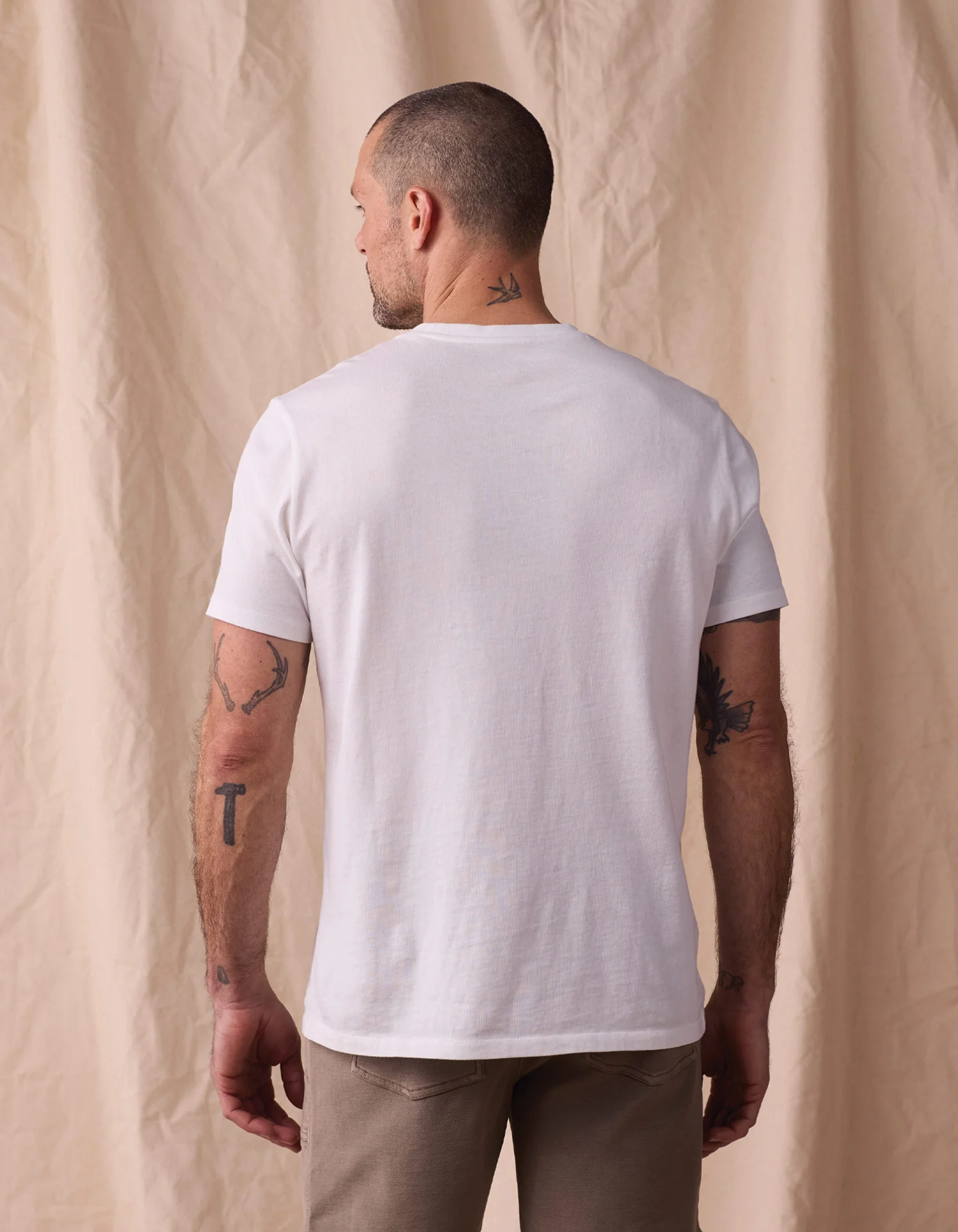 Normal Jersey Tee in White - Image 5