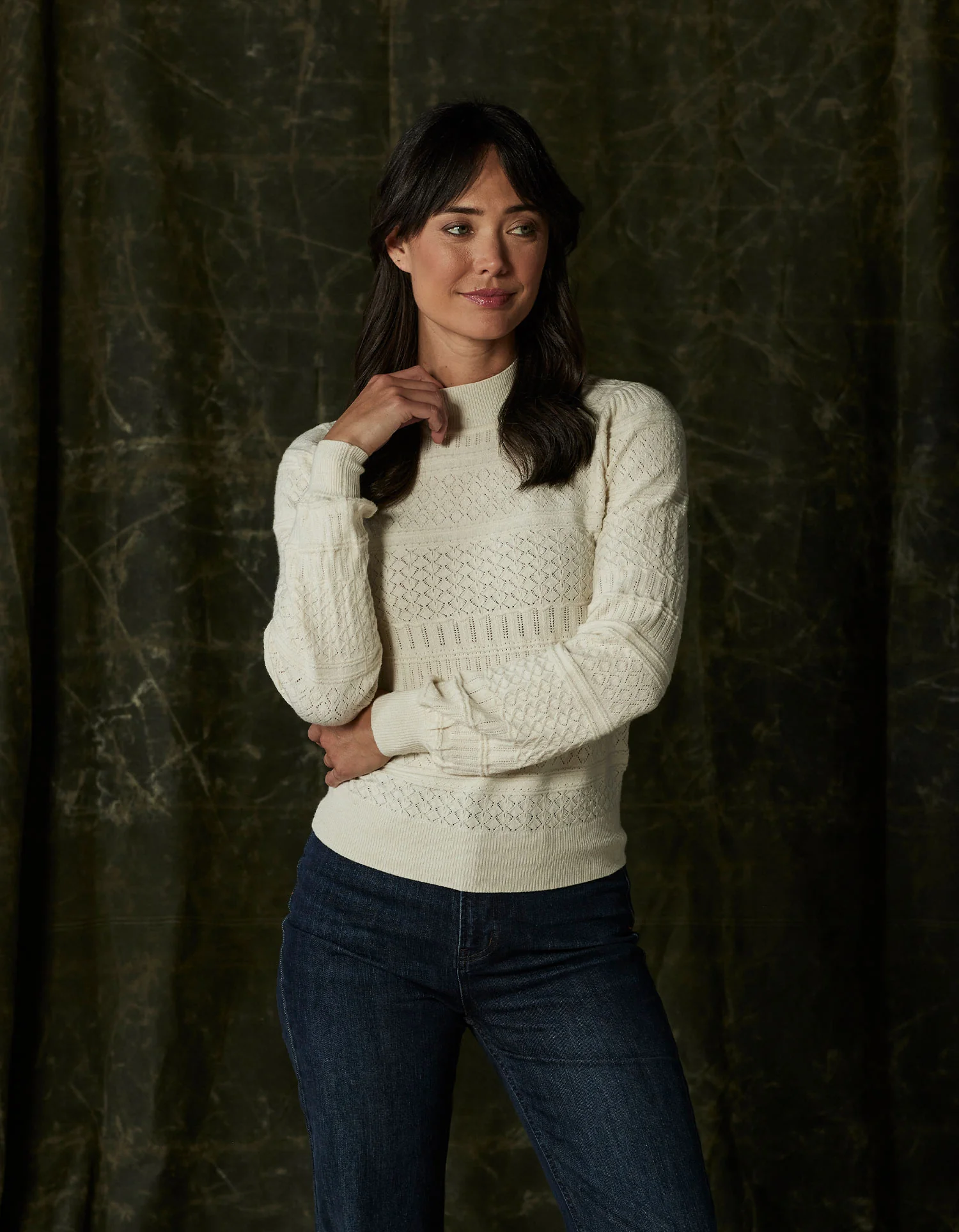 Olivia Pointelle Sweater - Image 2