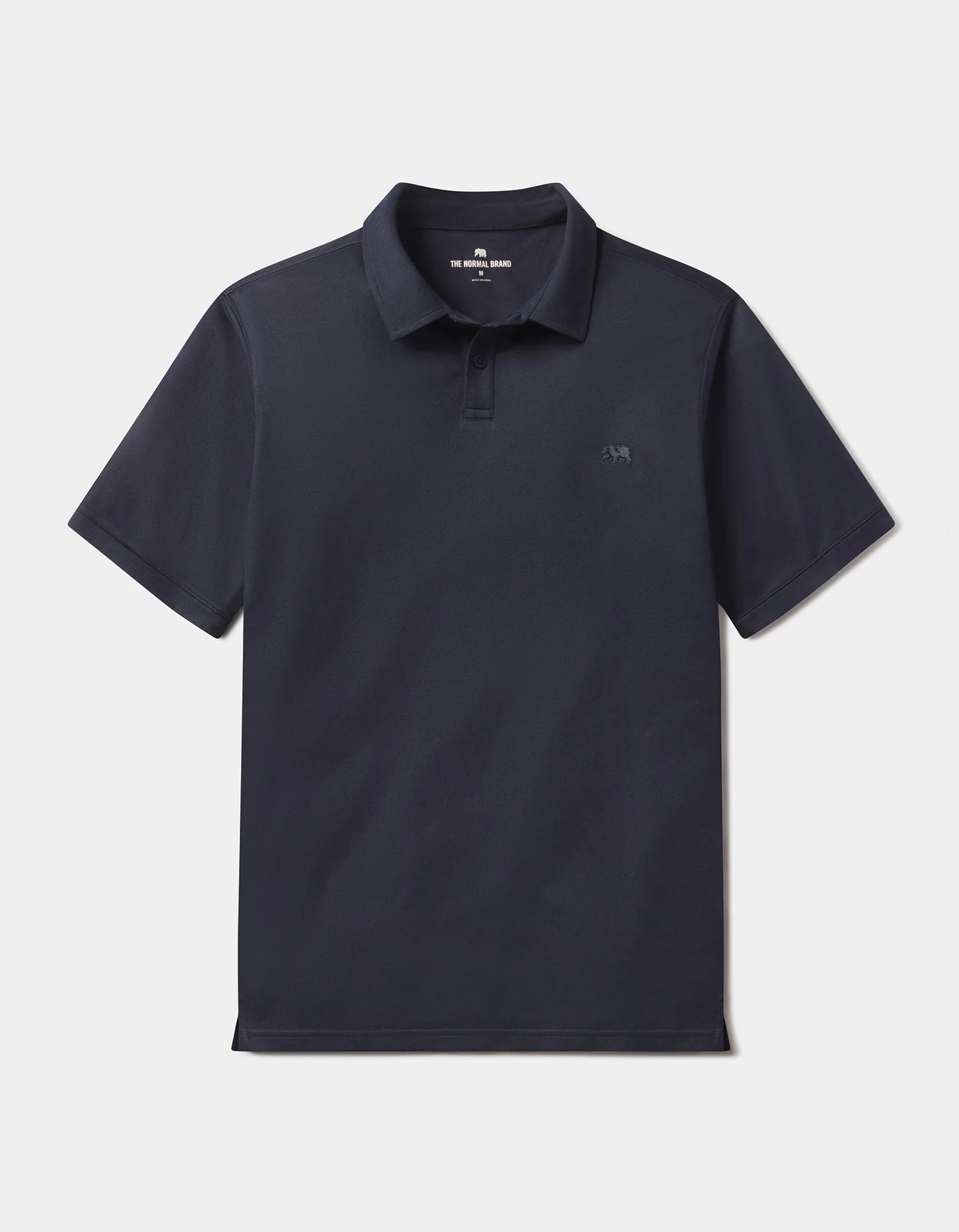 Performance Pique Polo in Navy - Image 2