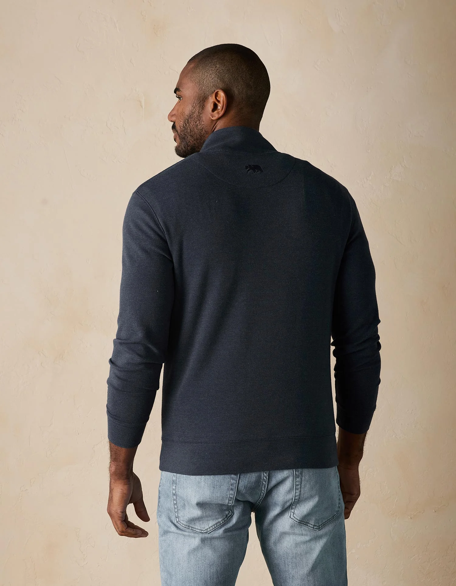 Puremeso Button Popover in Navy - Image 4