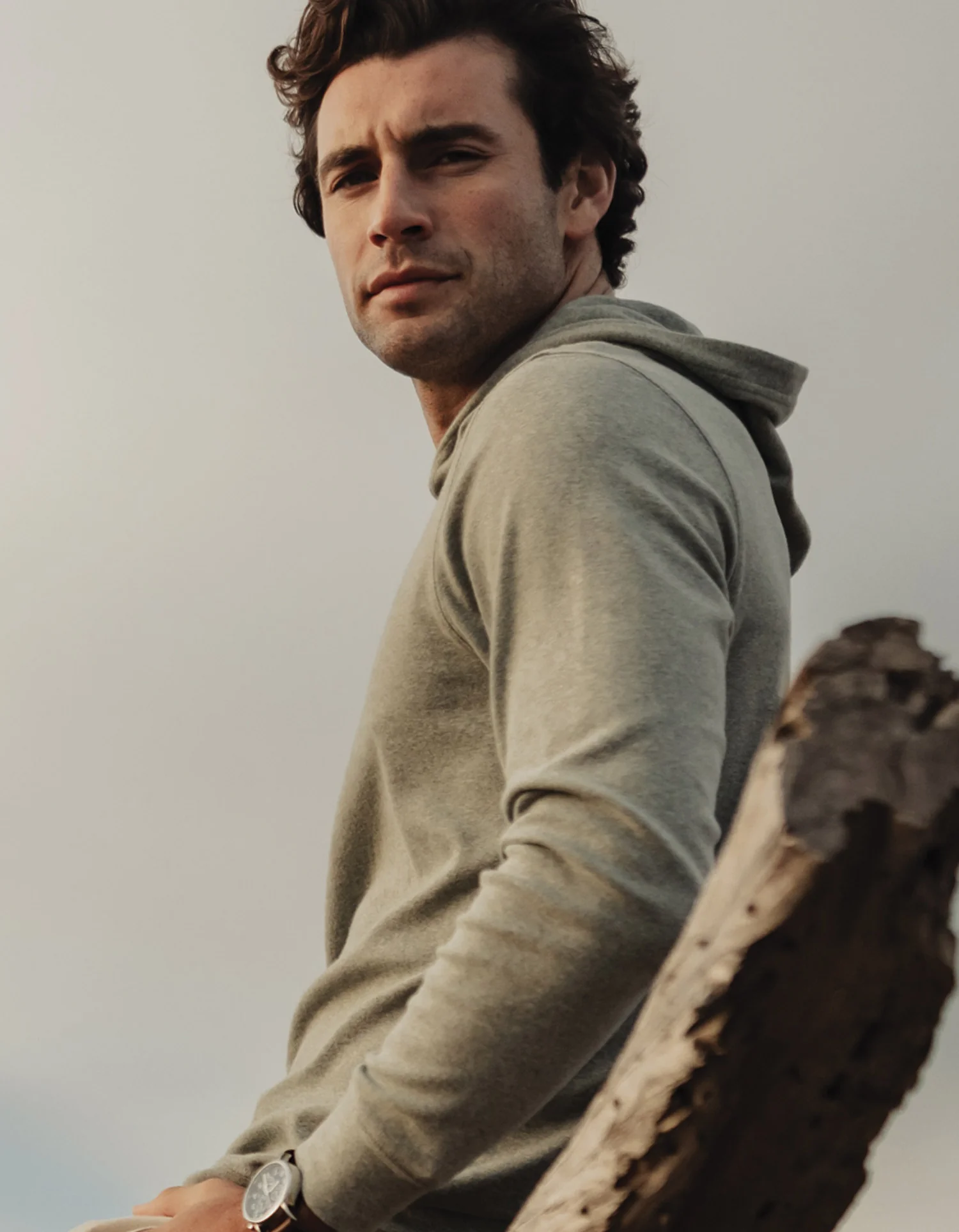 Puremeso Essential Hoodie in Sea Glass - Image 3